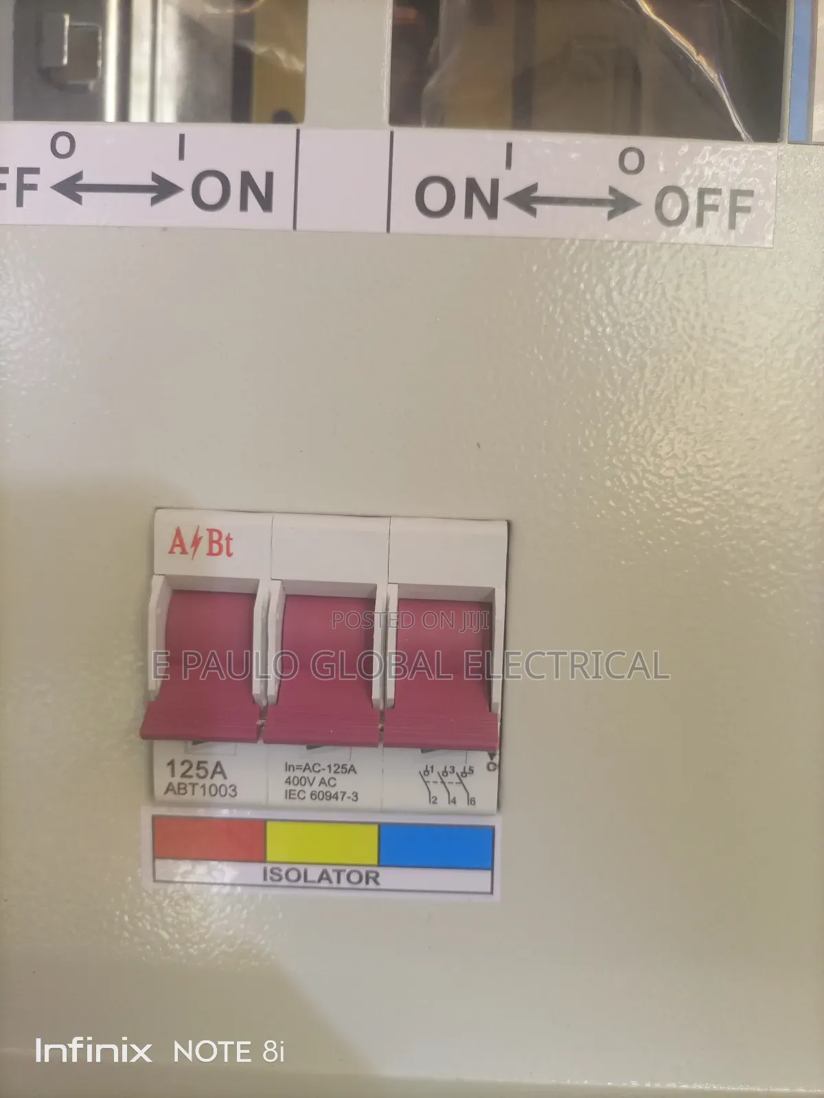 D6 3phase a Bt Distribution Board