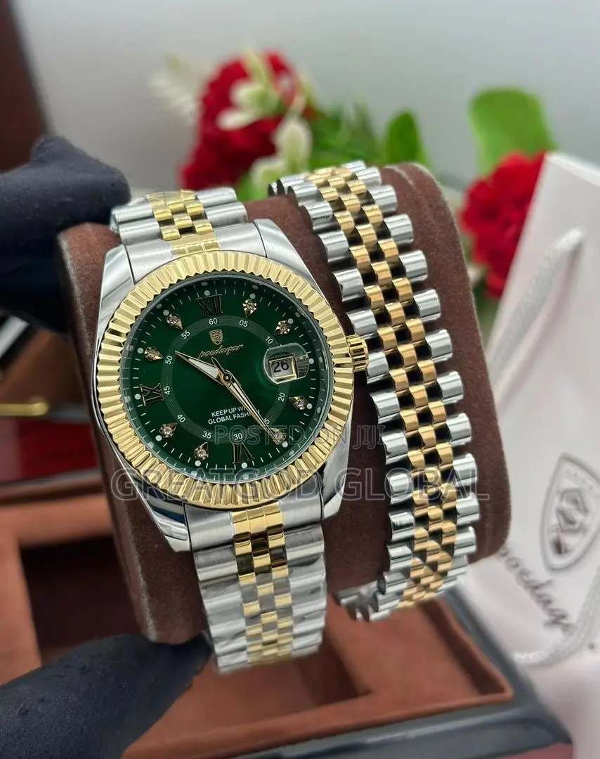 ROLEX DESIGN” P.O.E.D.A.G.A.R Top Luxury Brand Watch