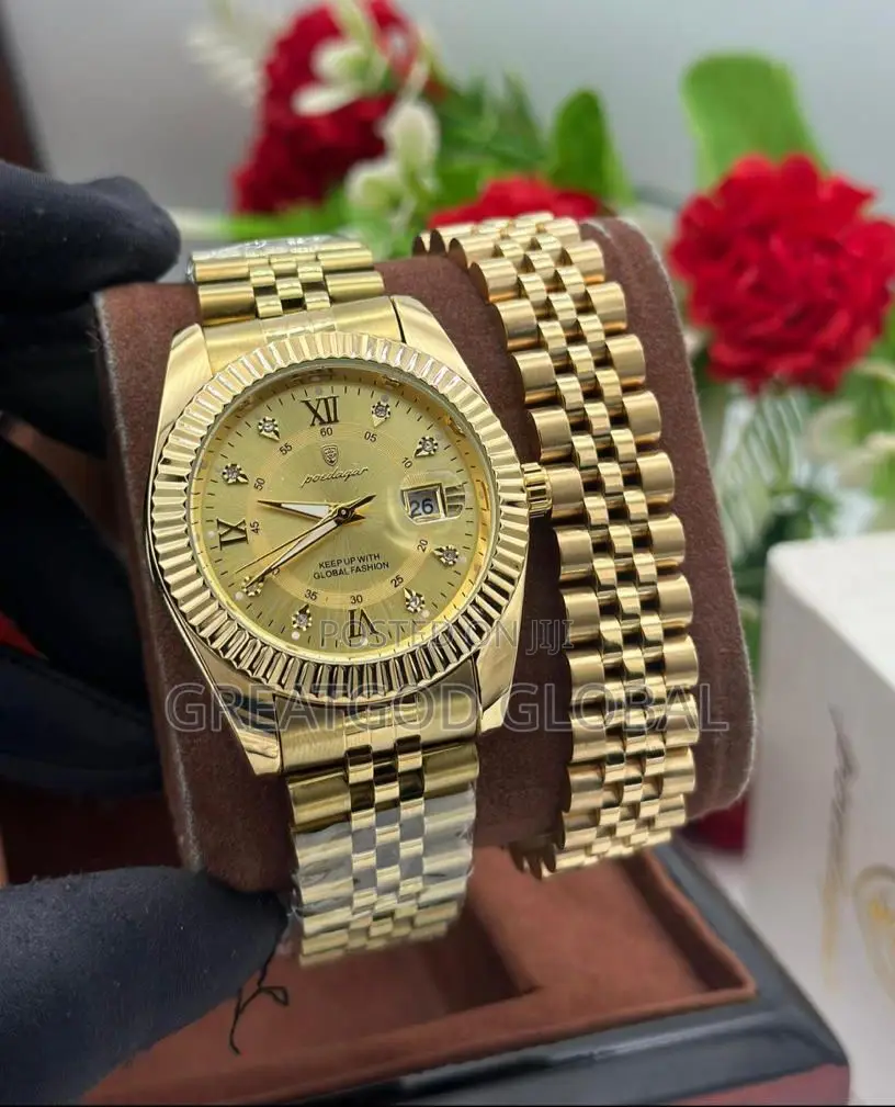 ROLEX DESIGN” P.O.E.D.A.G.A.R Top Luxury Brand Watch