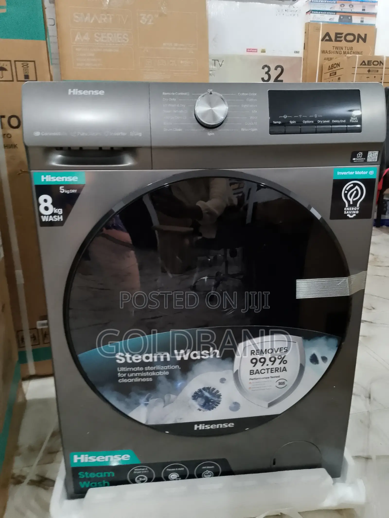Best Hisense Wash and Dry Machine 8kg WDQ8043BT