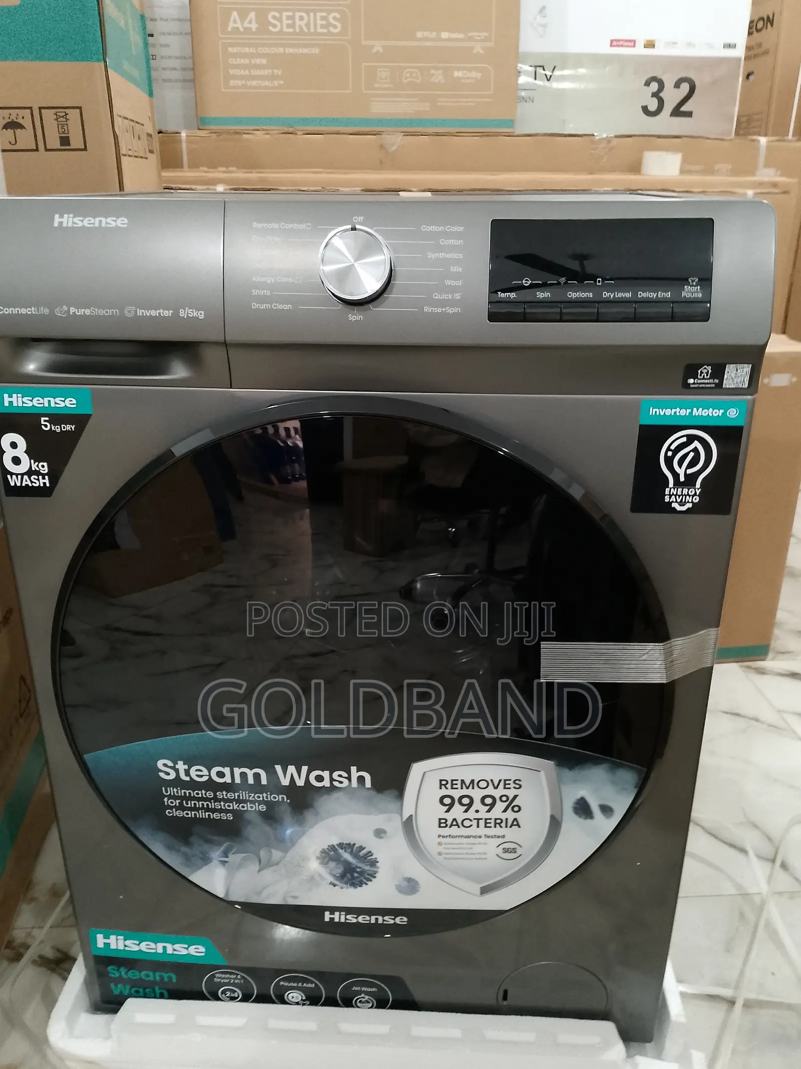 8kg Quality Hisense Washing Machine -New
