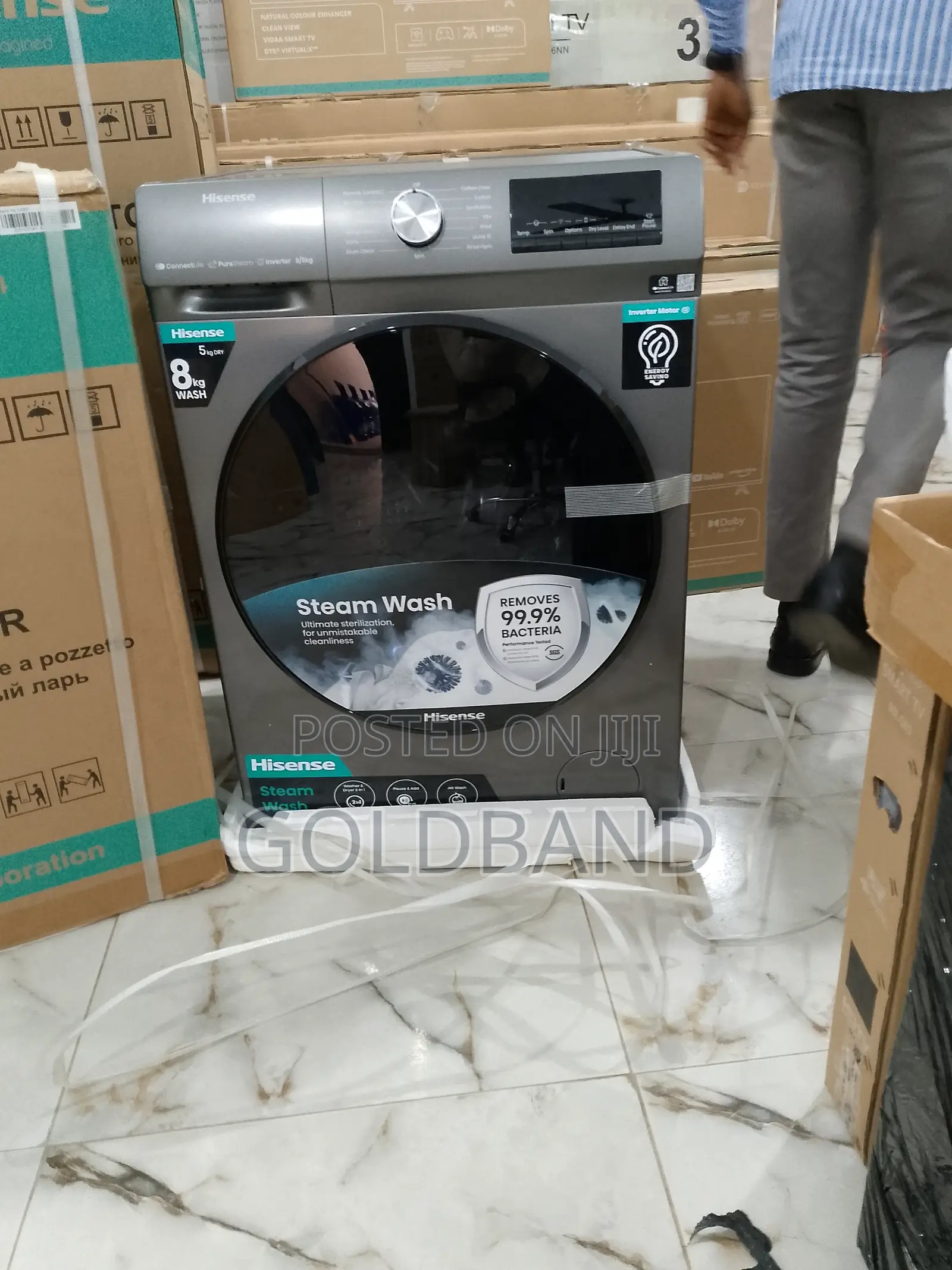 8kg Best Automatic Wash and Dry Hisense Machine