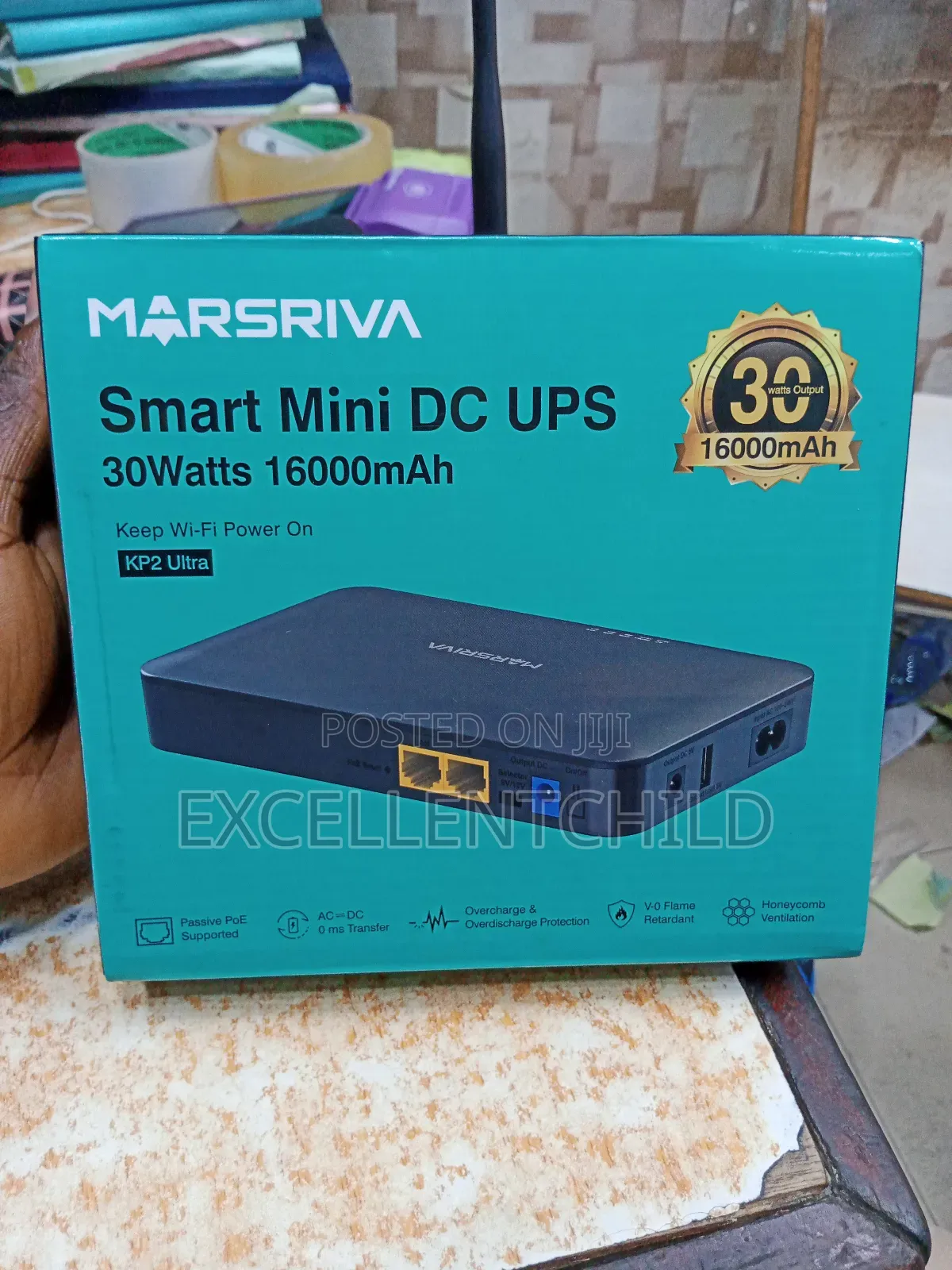 Marsvriva Smart Mini DC UPS 30watts 16000mah(KP2 ULTRA)