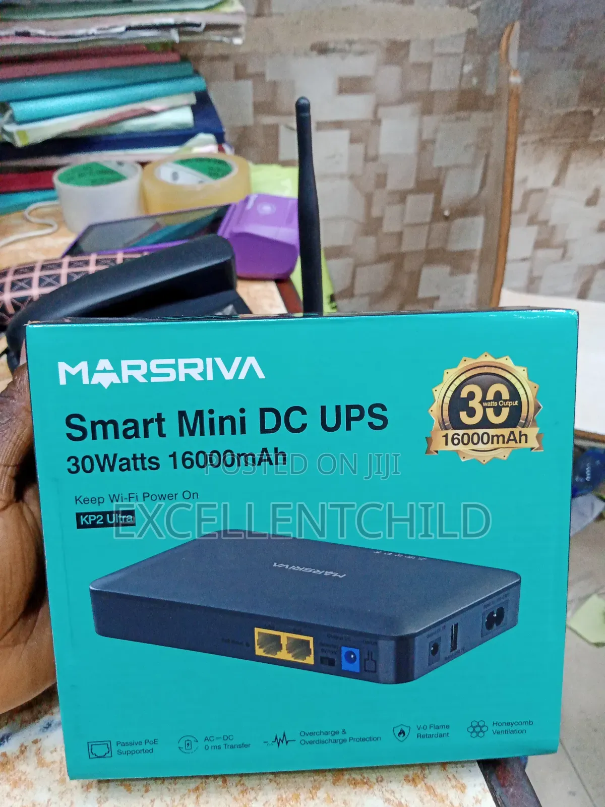 Marsvriva Smart Mini DC UPS 30watts 16000mah(KP2 ULTRA)
