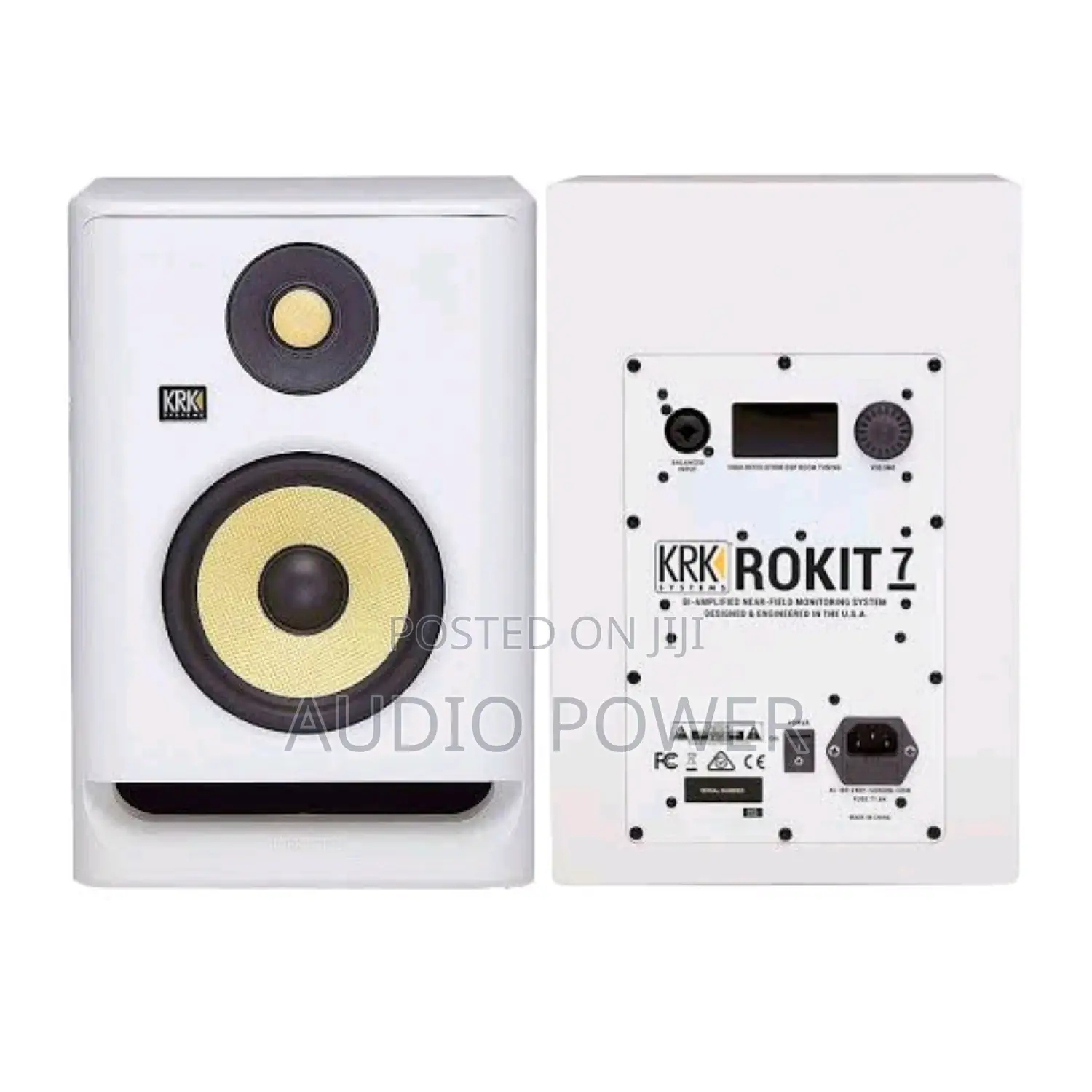 Rokit 7 G4 White Studio Monitor