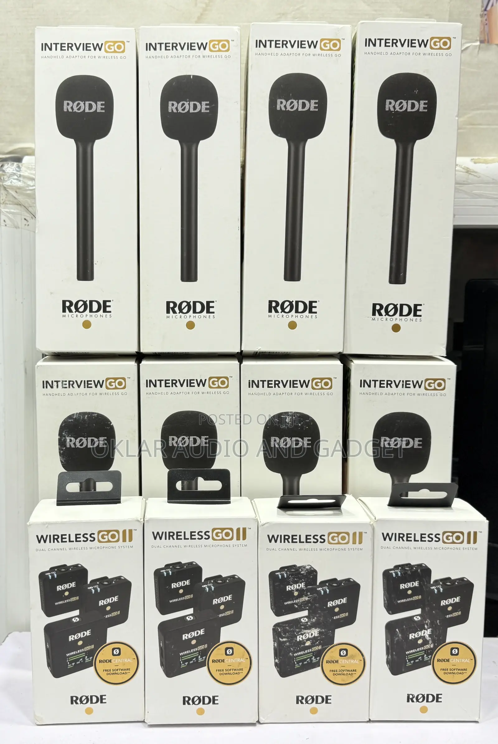 Rode Wireless Go Ii (Double) With Rode Interview Go Handheld