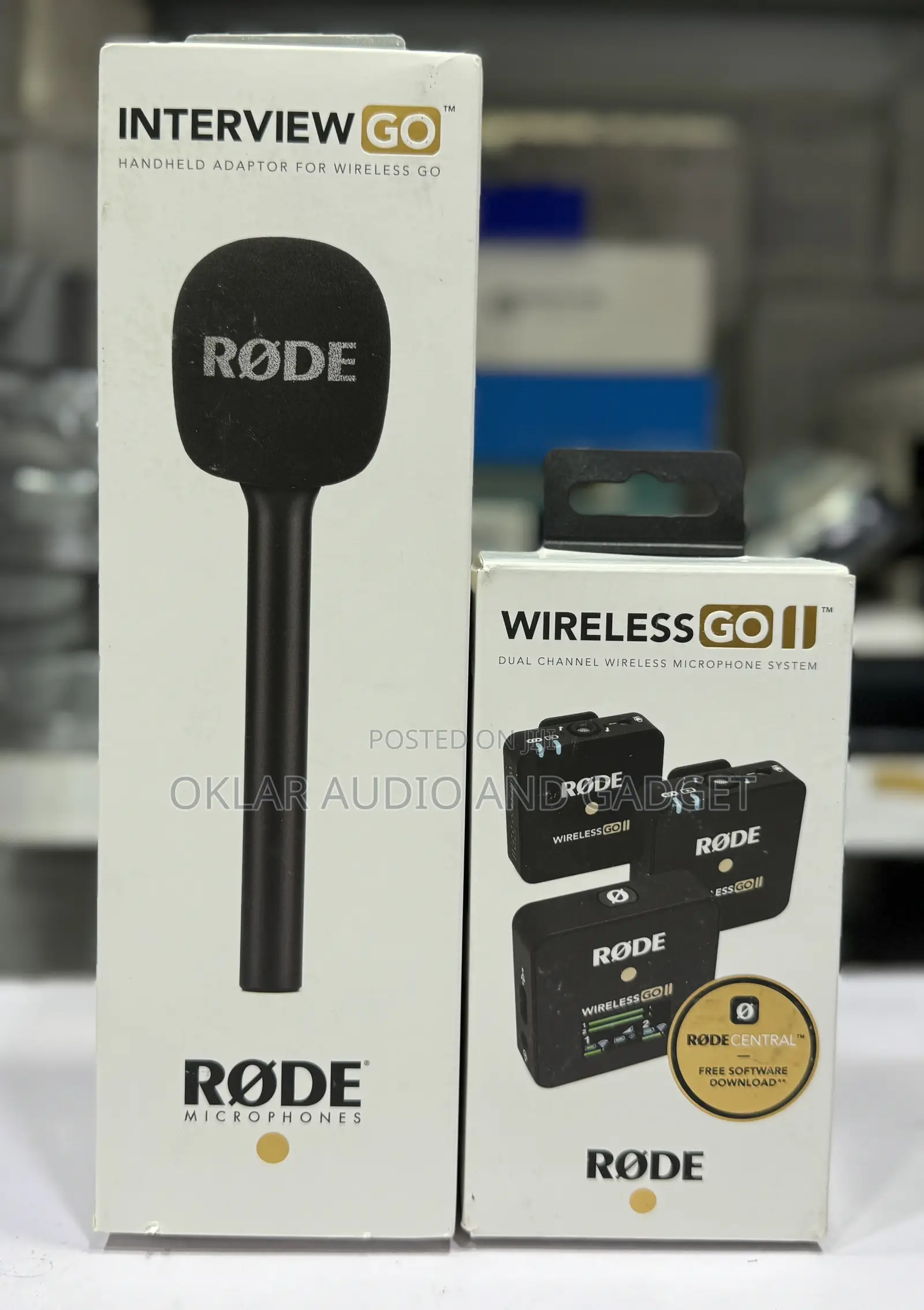 Rode Wireless Go Ii (Double) With Rode Interview Go Handheld