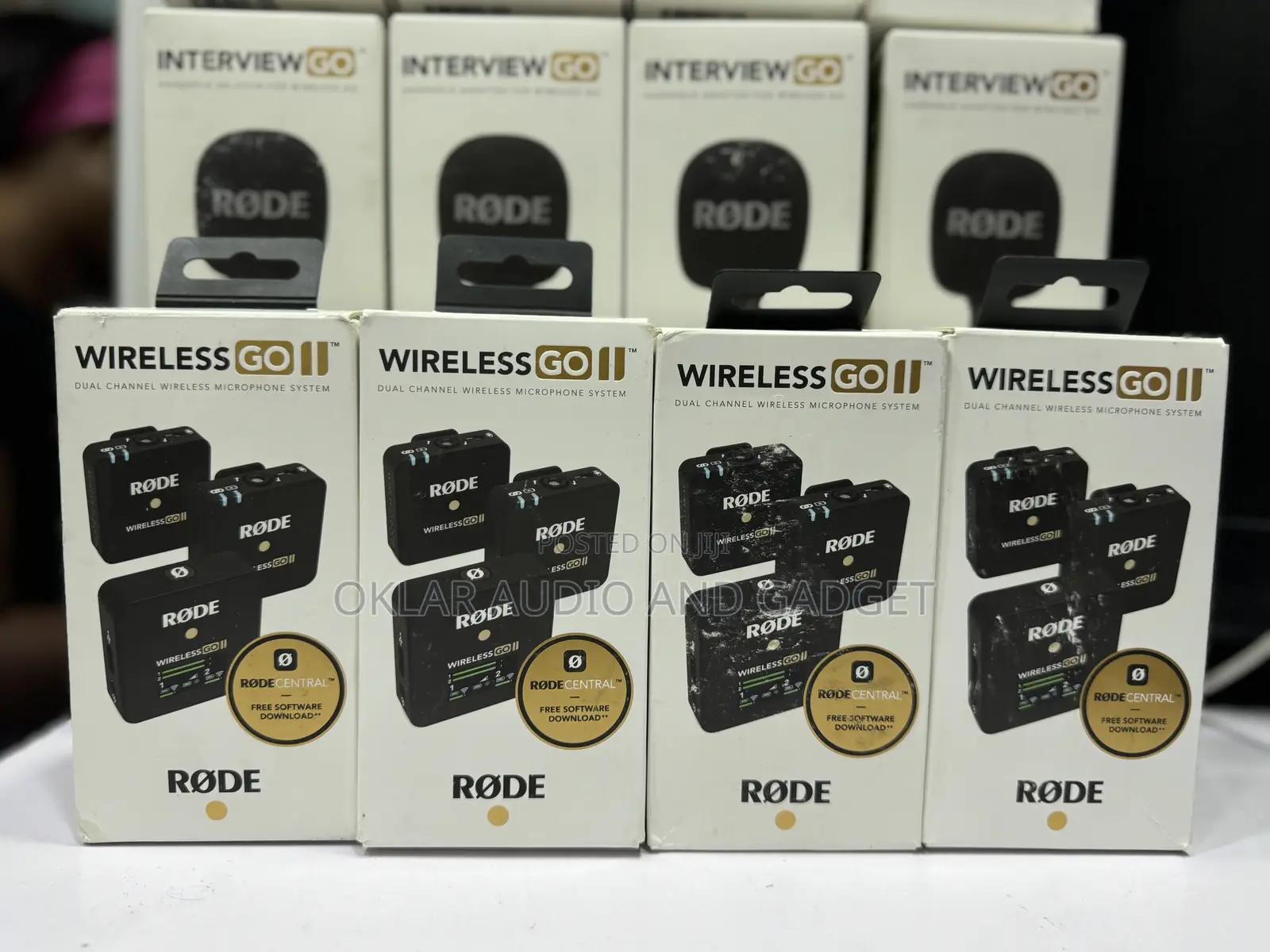Rode Wireless Go Ii (Double) With Rode Interview Go Handheld