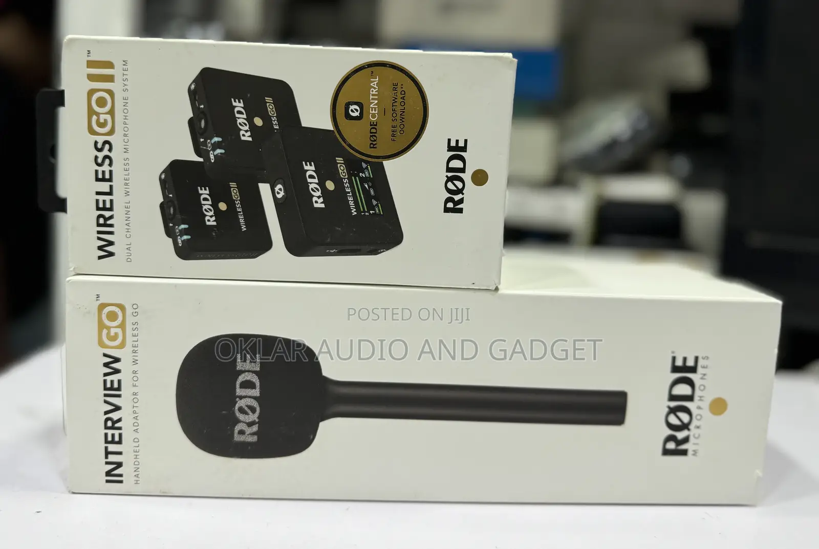 Rode Wireless Go Ii (Double) With Rode Interview Go Handheld