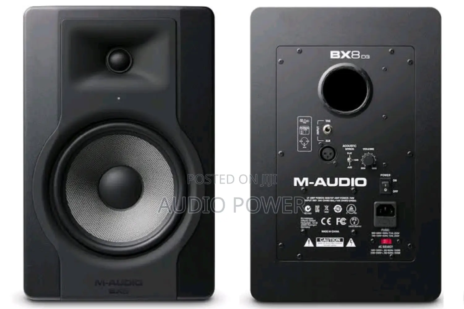 M Audio BX8 D3 Studio Monitor Speakers