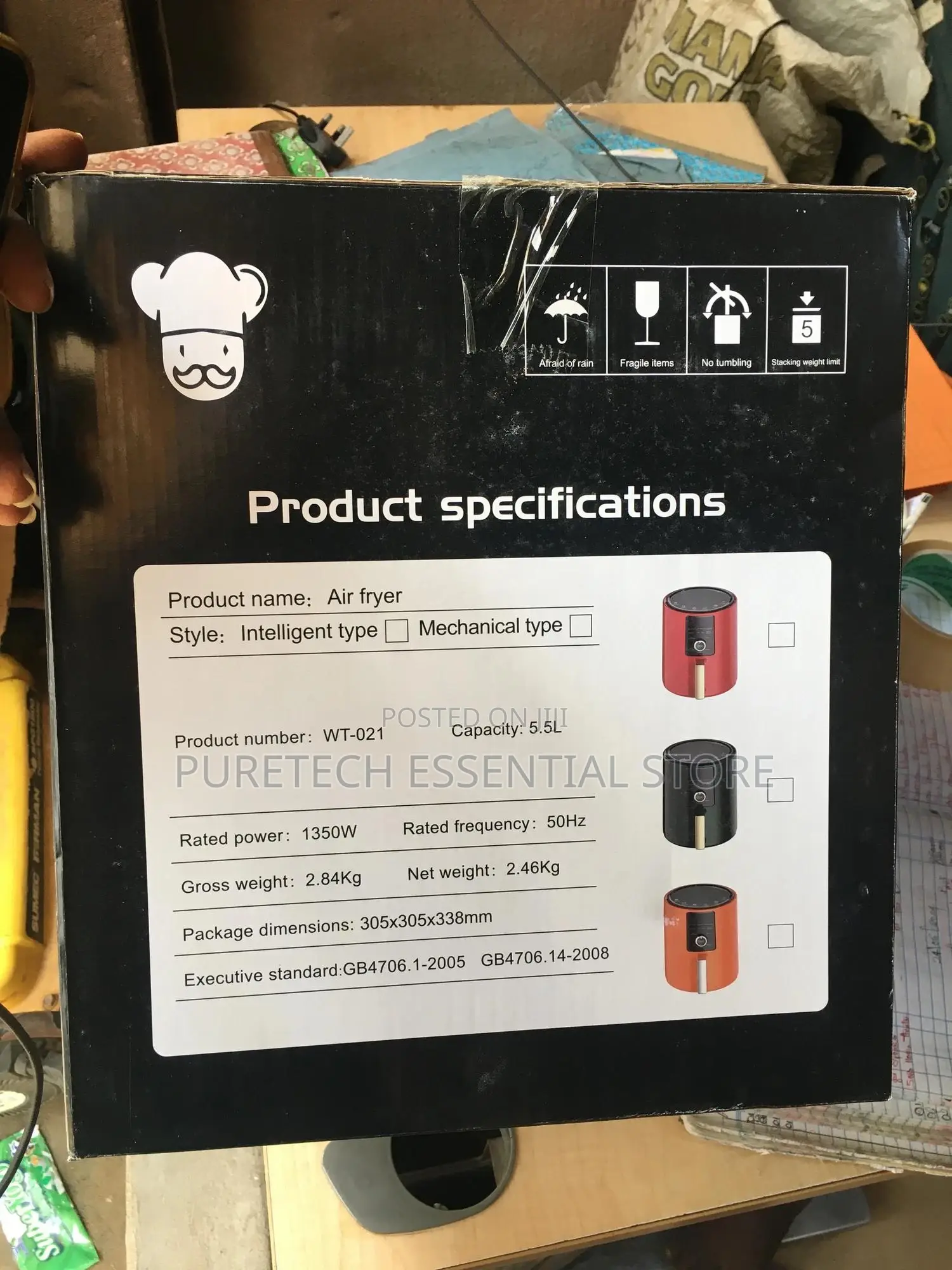Original Kenwood Air Fryer 5.5liters