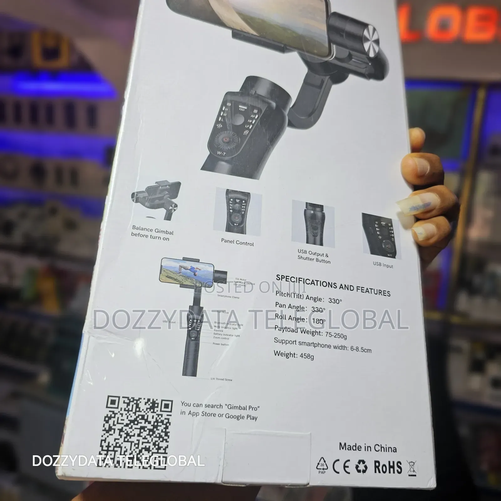 S5B 3 Axis Gimbal Profesional Handheld Smartphone Stabilizer
