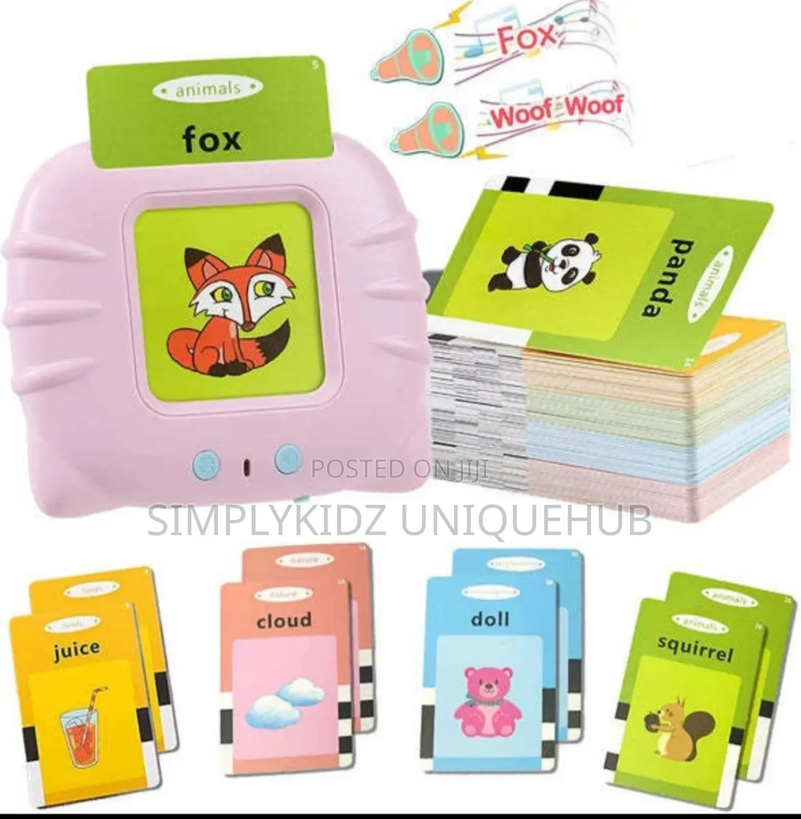 Rechargeable Talking Flash Cards for Kids