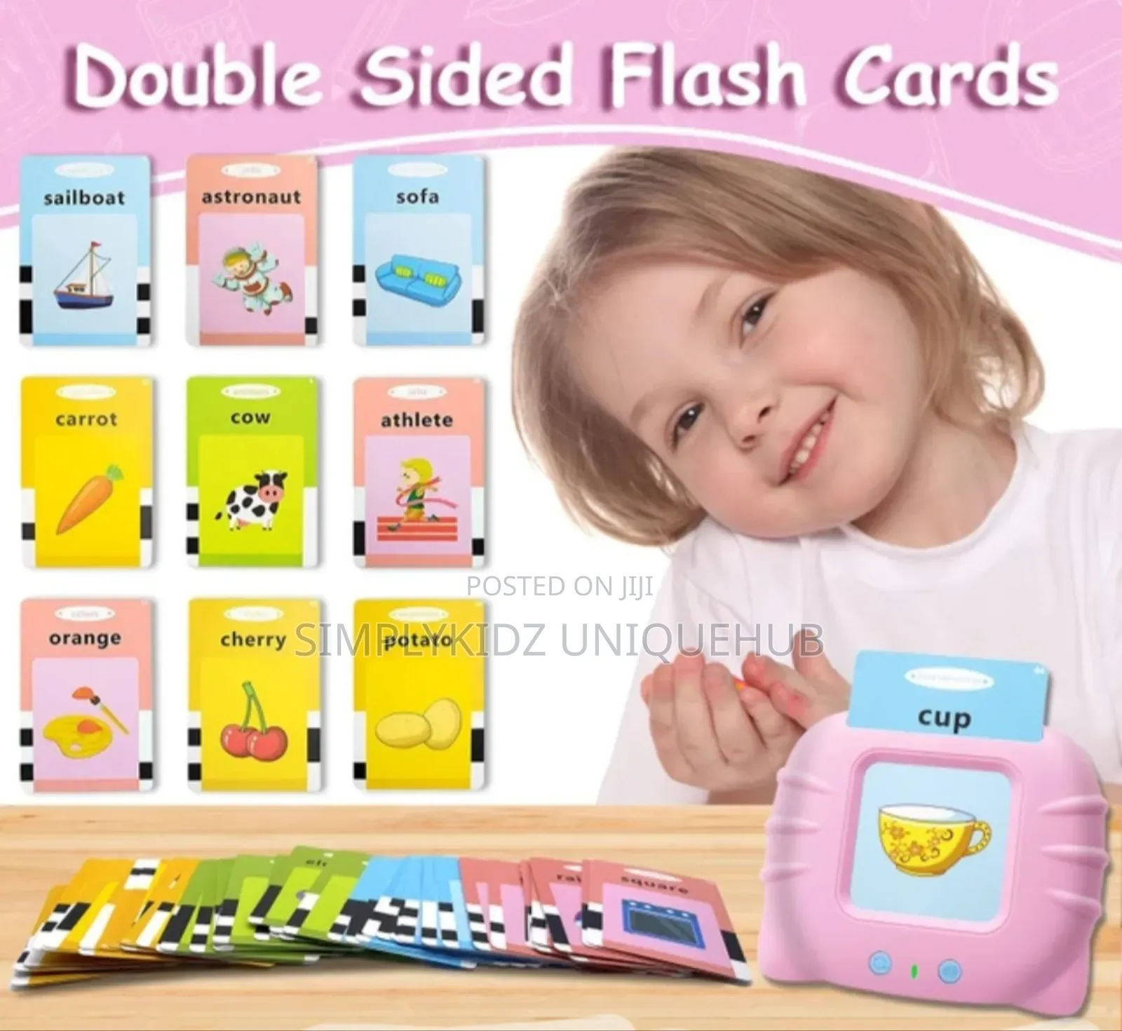 Rechargeable Talking Flash Cards for Kids