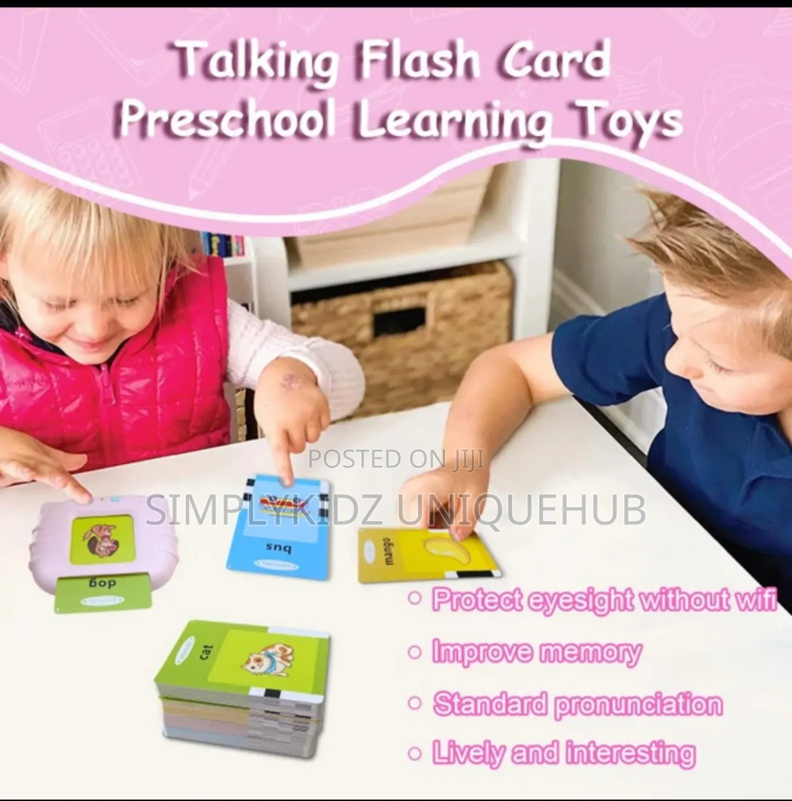 Rechargeable Talking Flash Cards for Kids