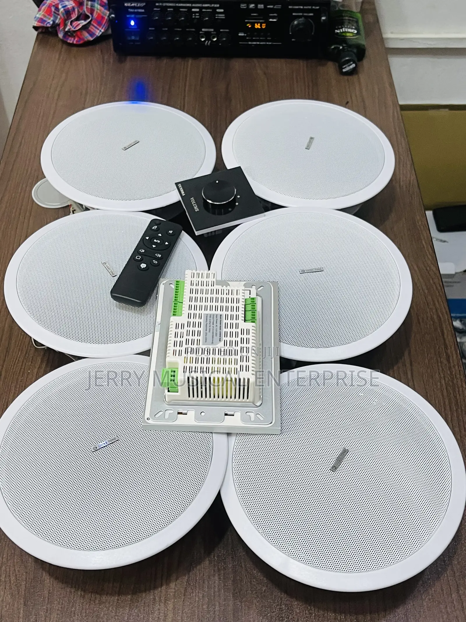 Alexa in Wall Amplifier/ Ceiling Speakers/ Volume Control