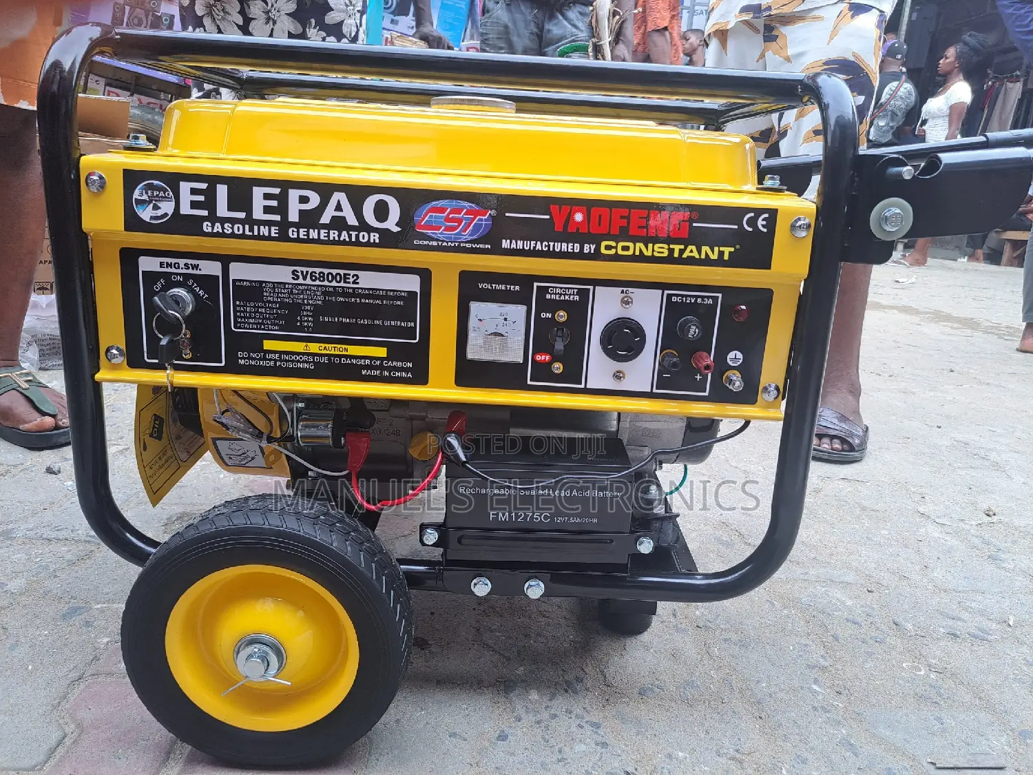 Elepaq Constant 4.5kva Petrol Generator 100% Copper Coil