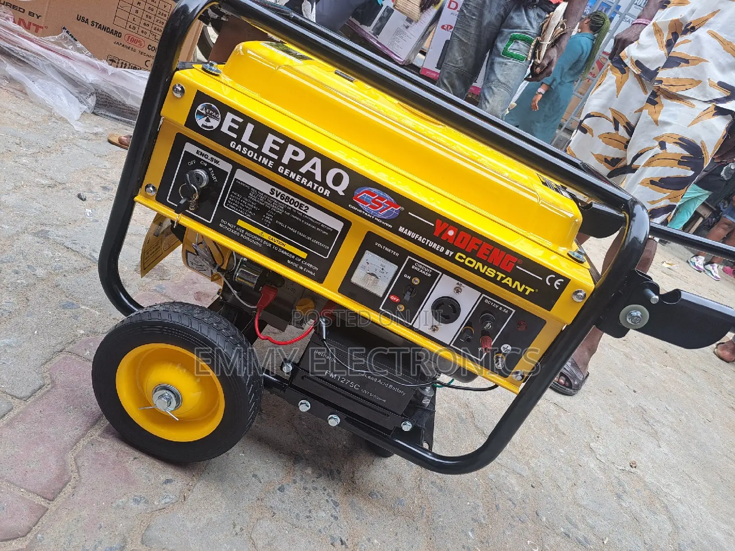 #$%Elepaq Constant Petrol Generator 4.5kva 100% Copper