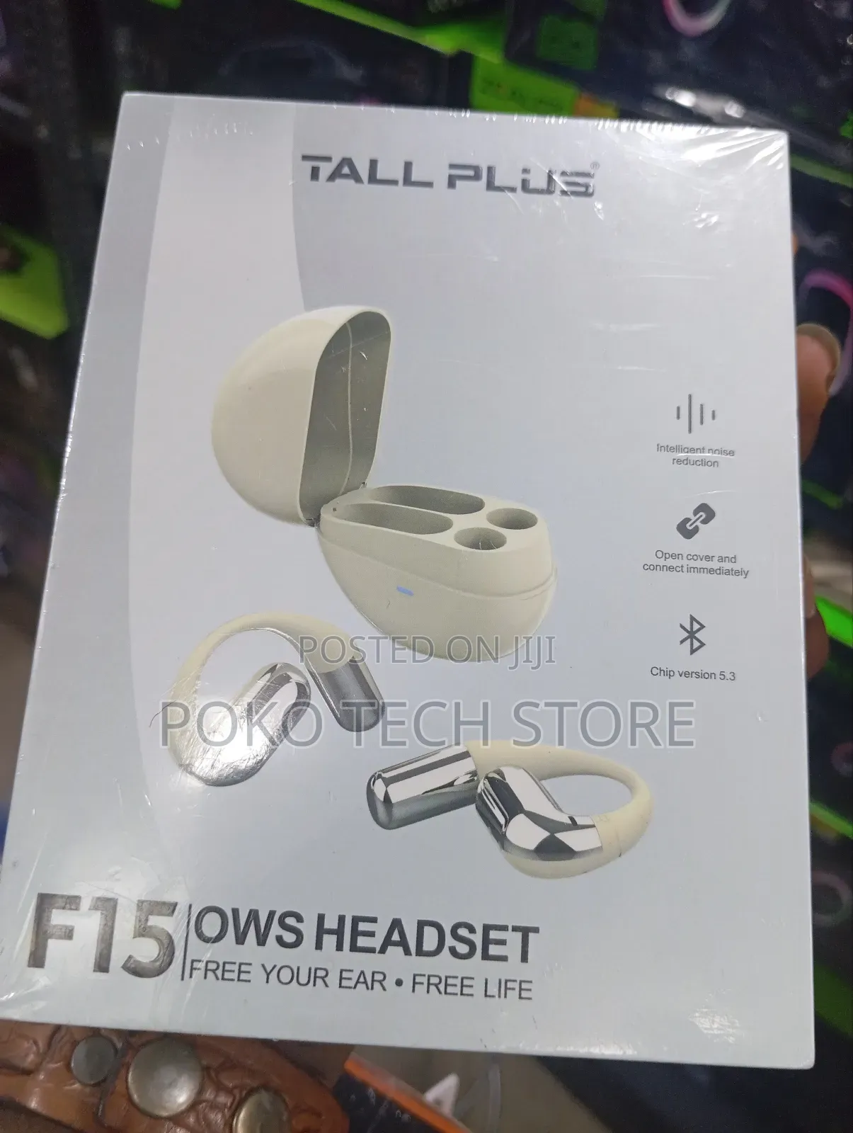 Tall Plus Ows Earphones F15, Earhook Style