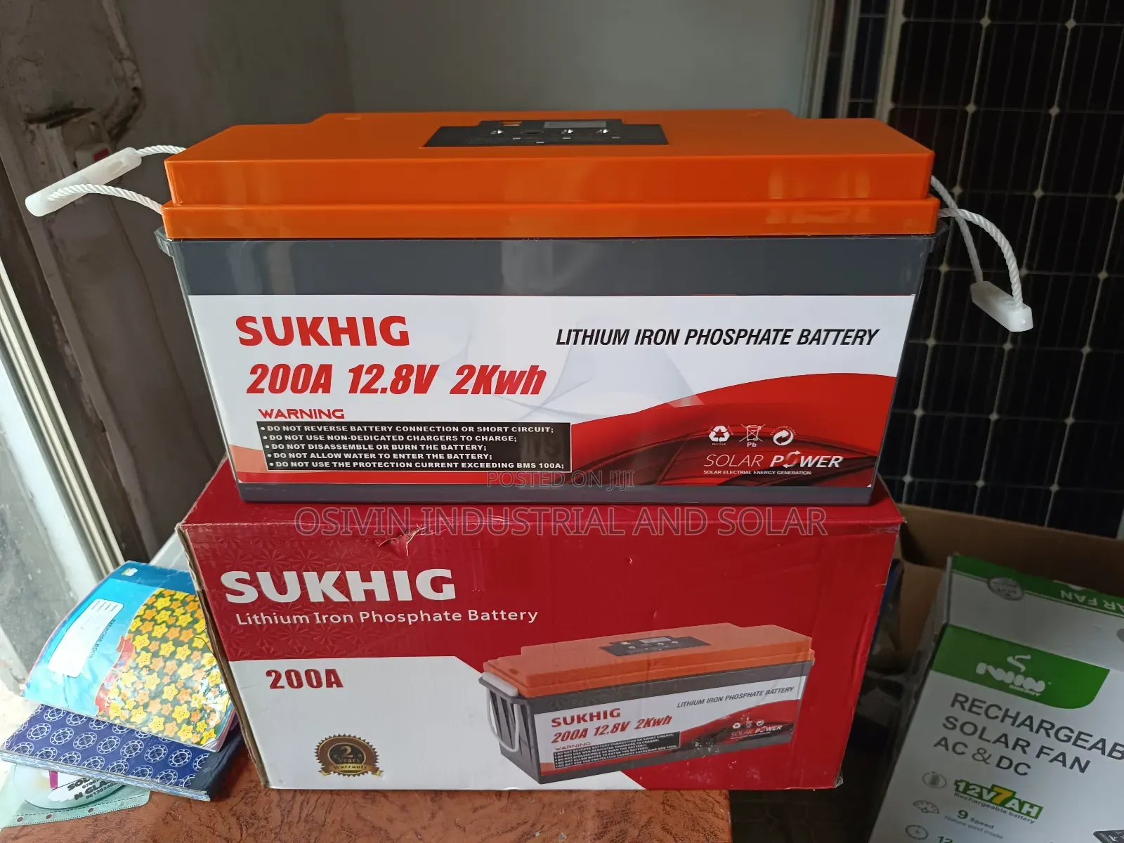 Sukhig 200a Lithium Battery With Digital Display