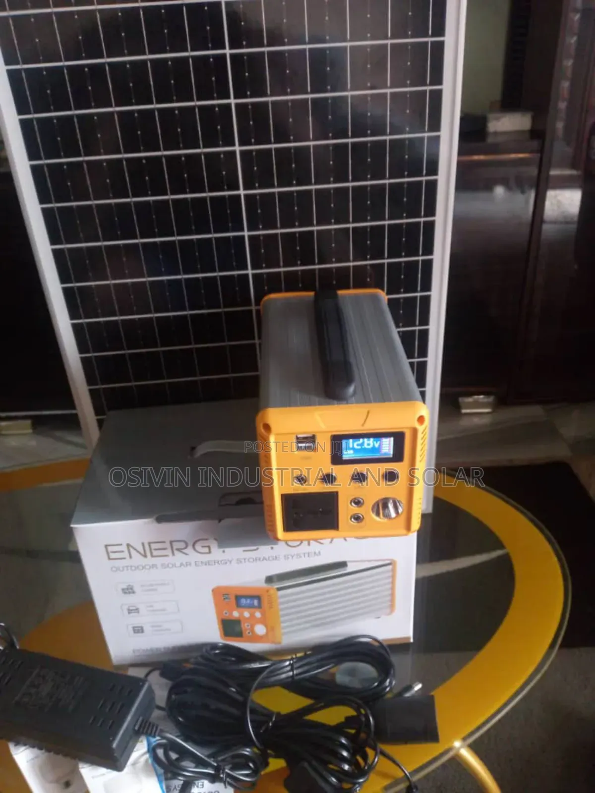 Energy Storage 300w Solar Generator With 50w Solar Panel