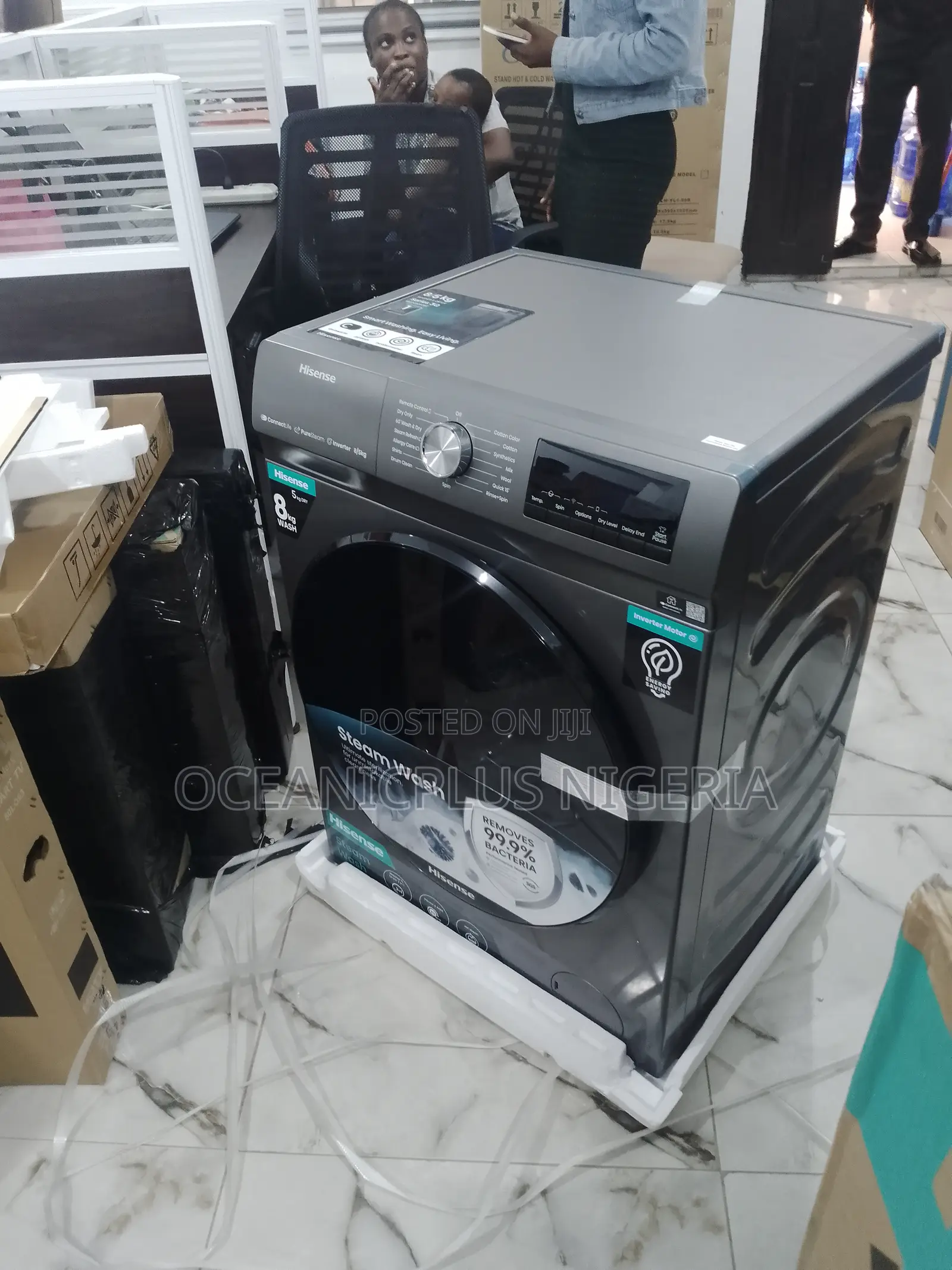 Most Affordable 8kg Hisense Frontloader 2in1 Washing Machine