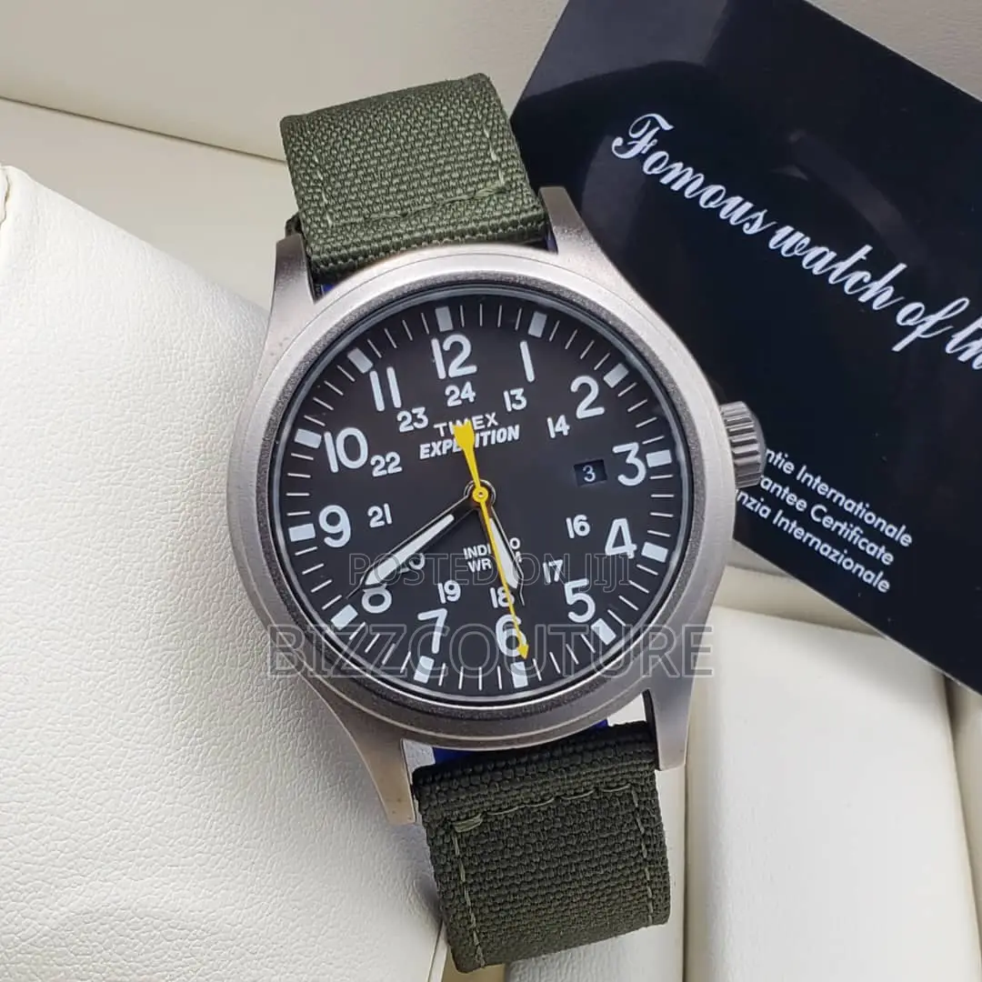 Original Timex Chronograph Gray Rubber Watch Is Available