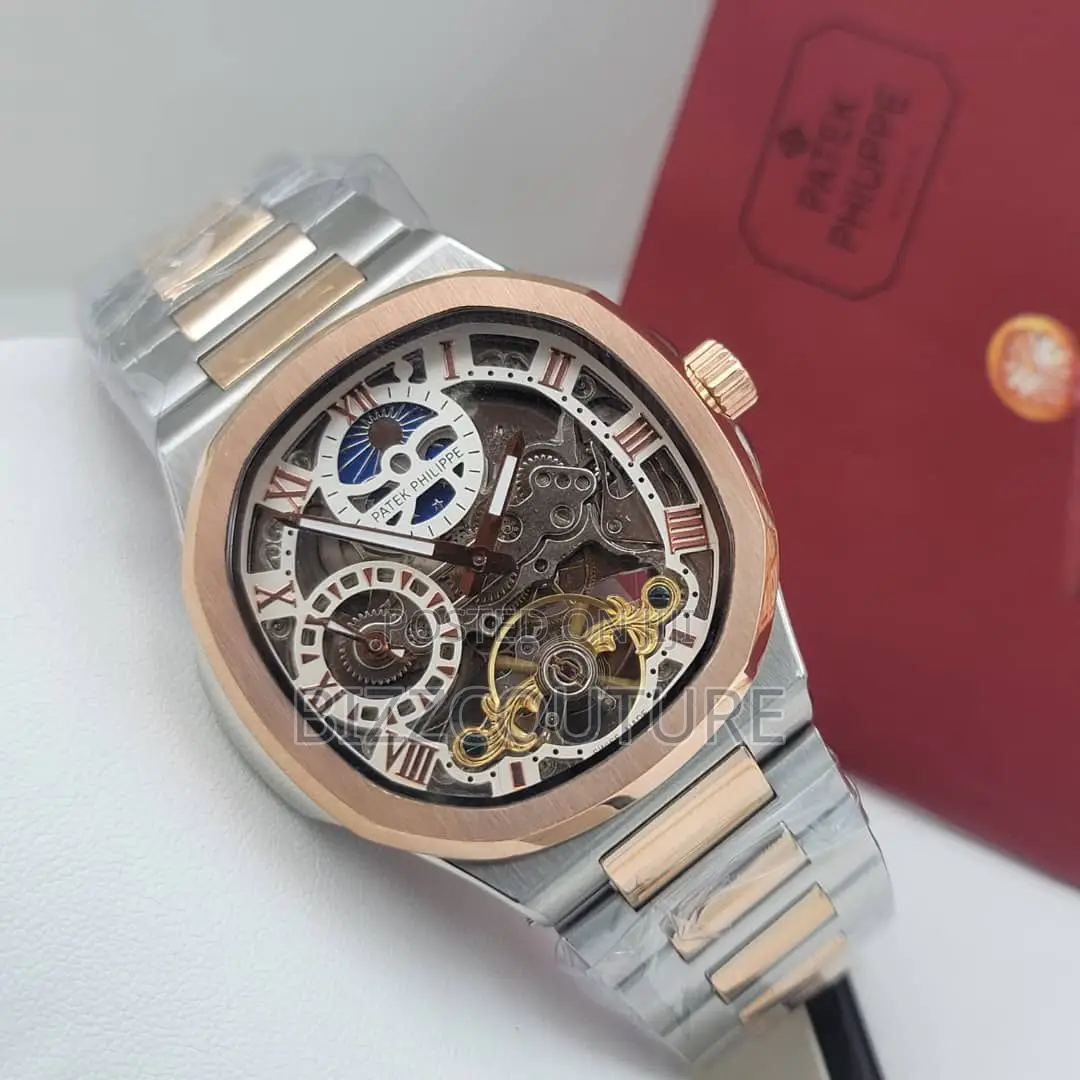 Original PATEK PHILIPPE Mechanical Silver Chain Watch