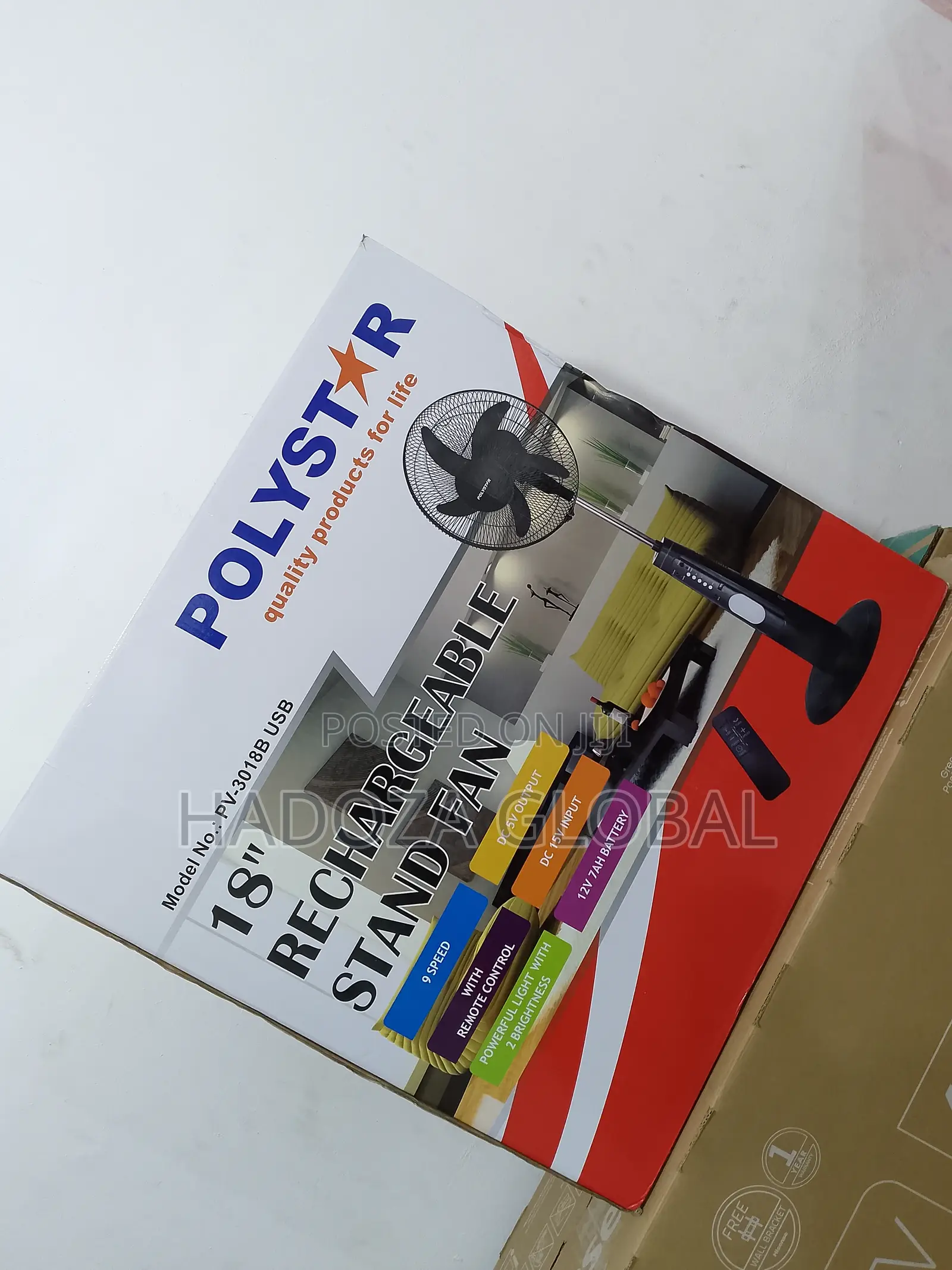 Affordable Polystar Standing Fan