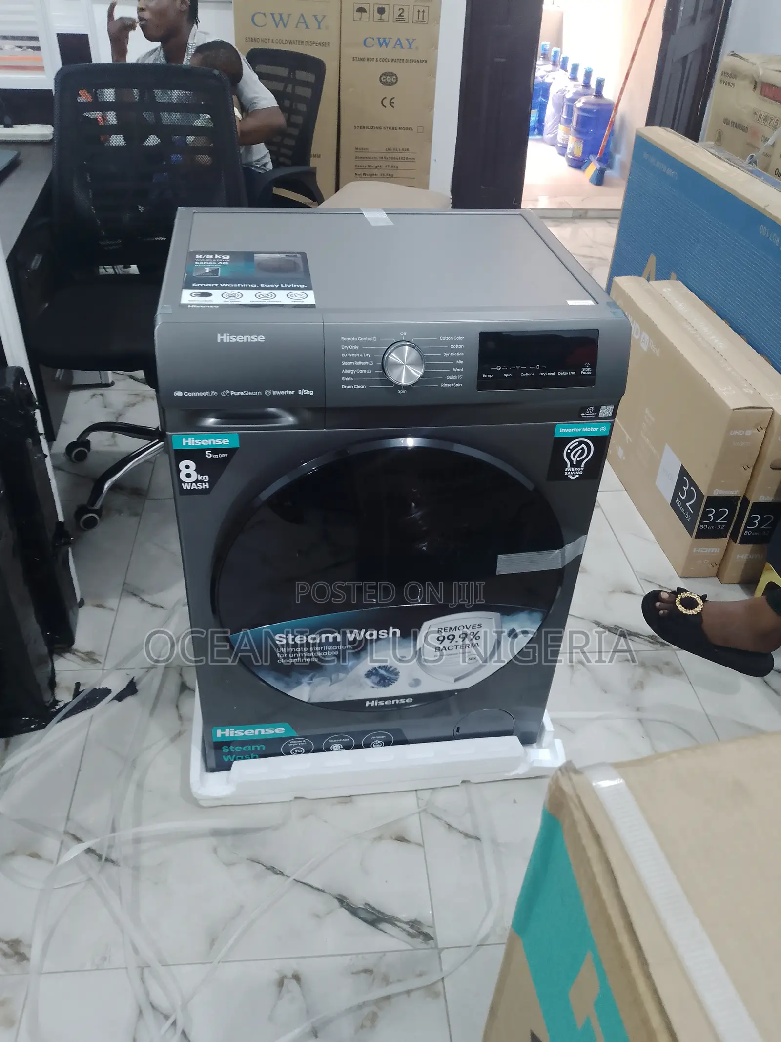 Hisense 8kg Automated Front Loader [2in1] Washing Machine