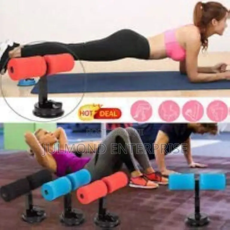 Adjustable Self Suction Sit Up Bar for Exercise