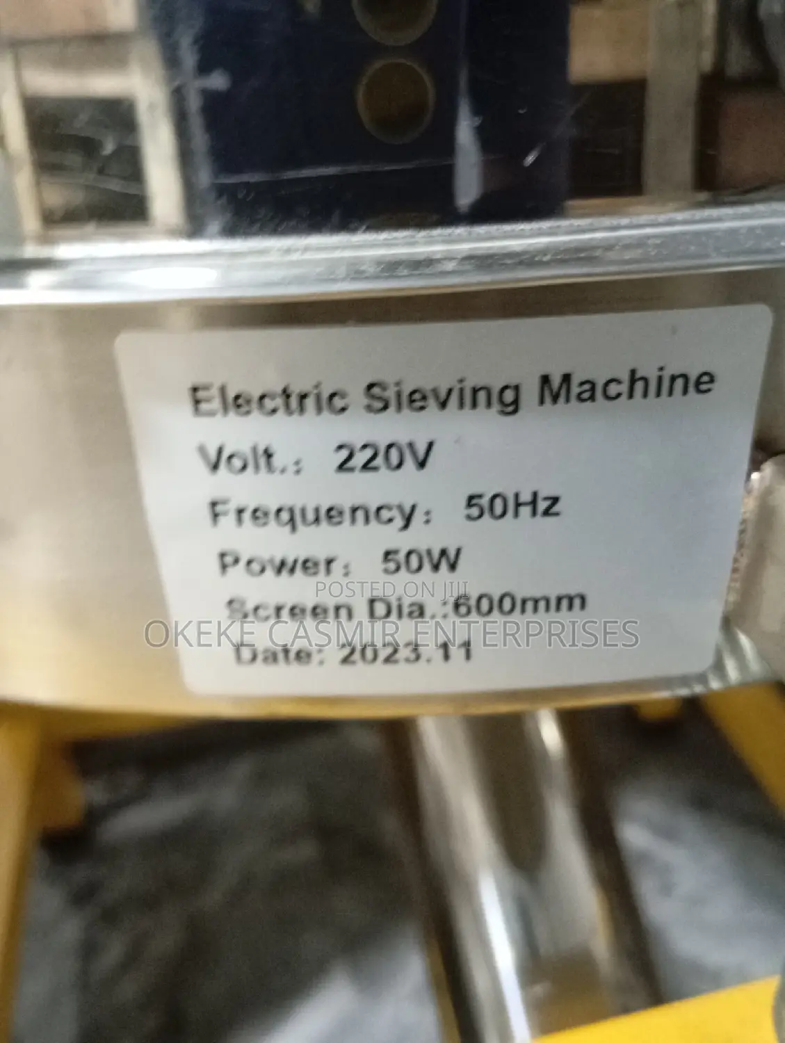 Seiving Machine 60cm Diameter