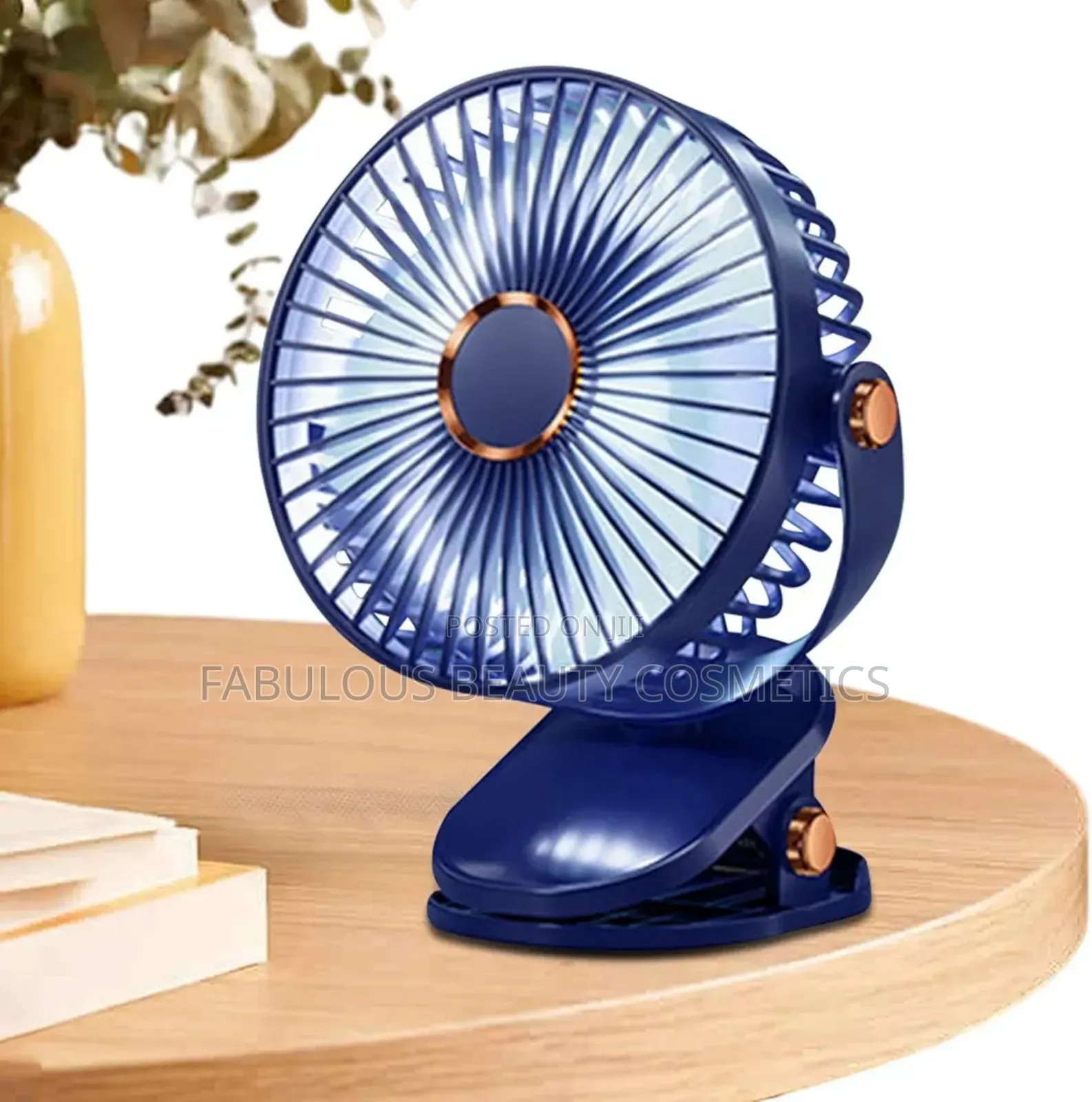 Rechargeable Portable Mini Fan With Clip and Desktop Fan.