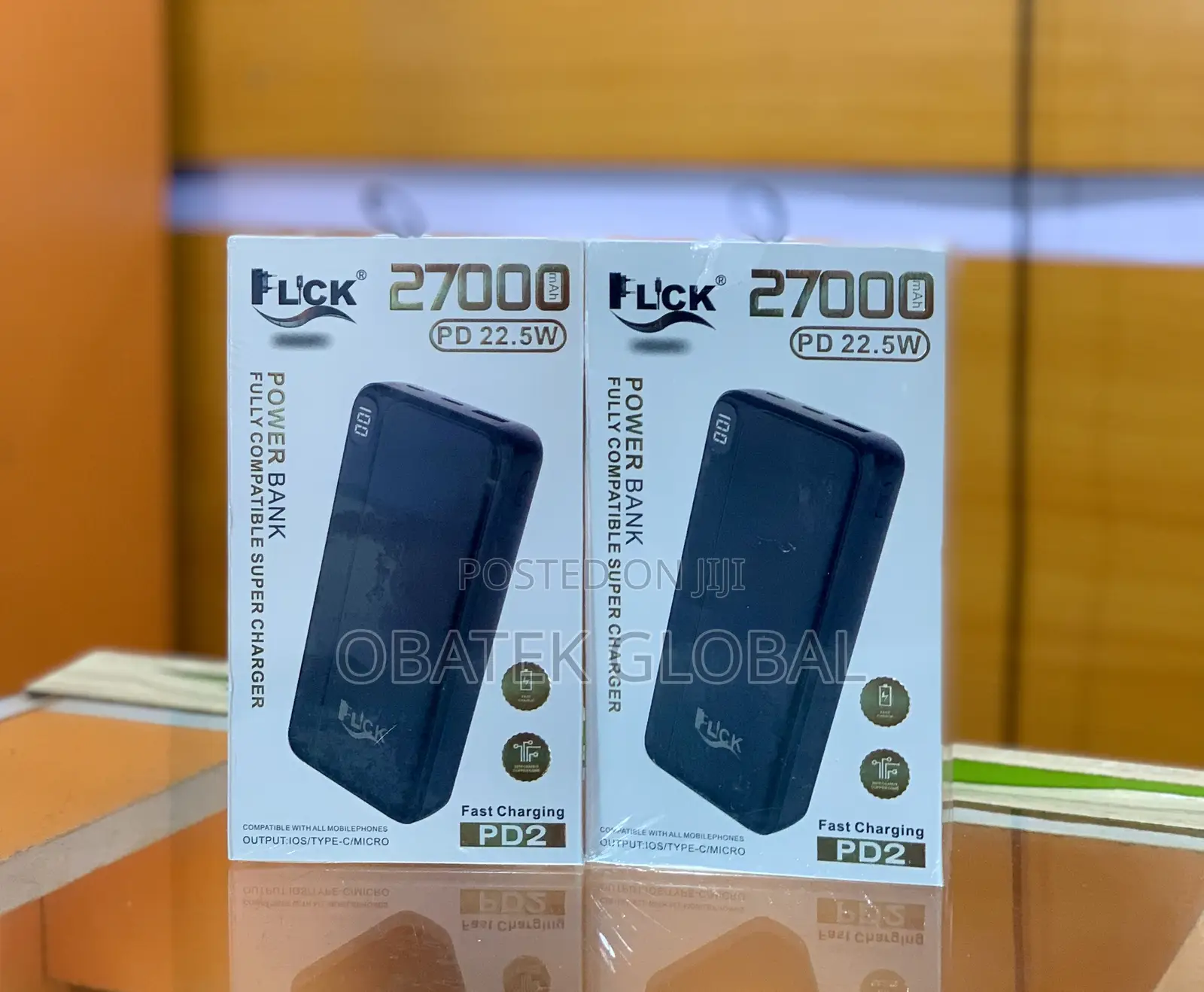 Flick 27,000mah Powerbank (Fast Charging)