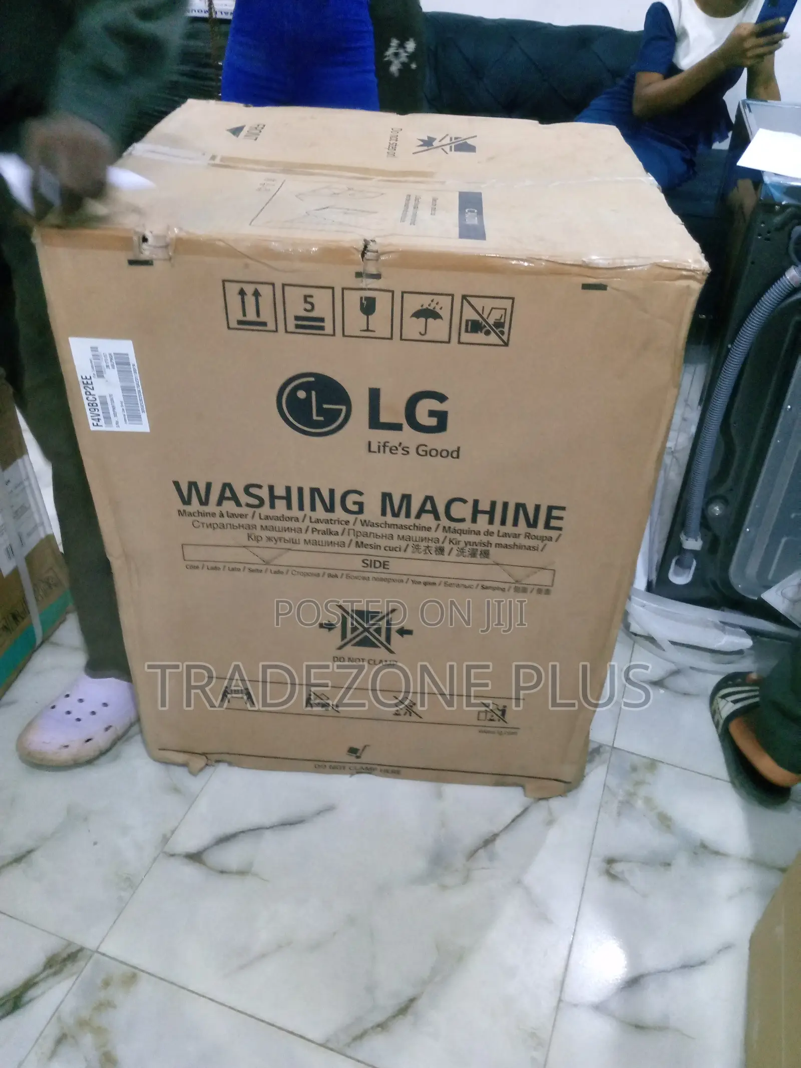 Effective LG F4v9bcp2ee 12/8kg[Wash/Dry] Washing Machine