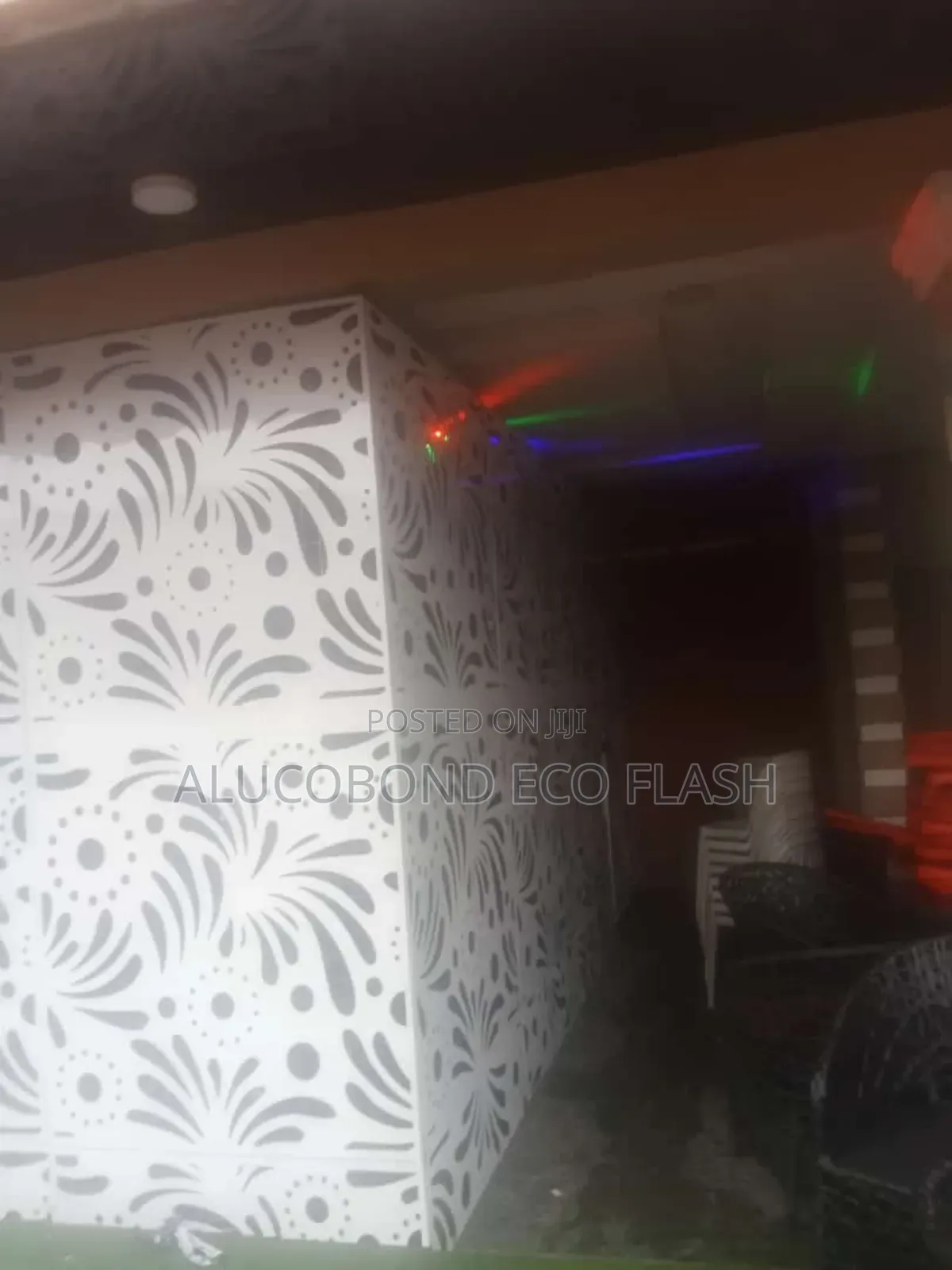 Lounge And Bar Laser Designs With Music Light.