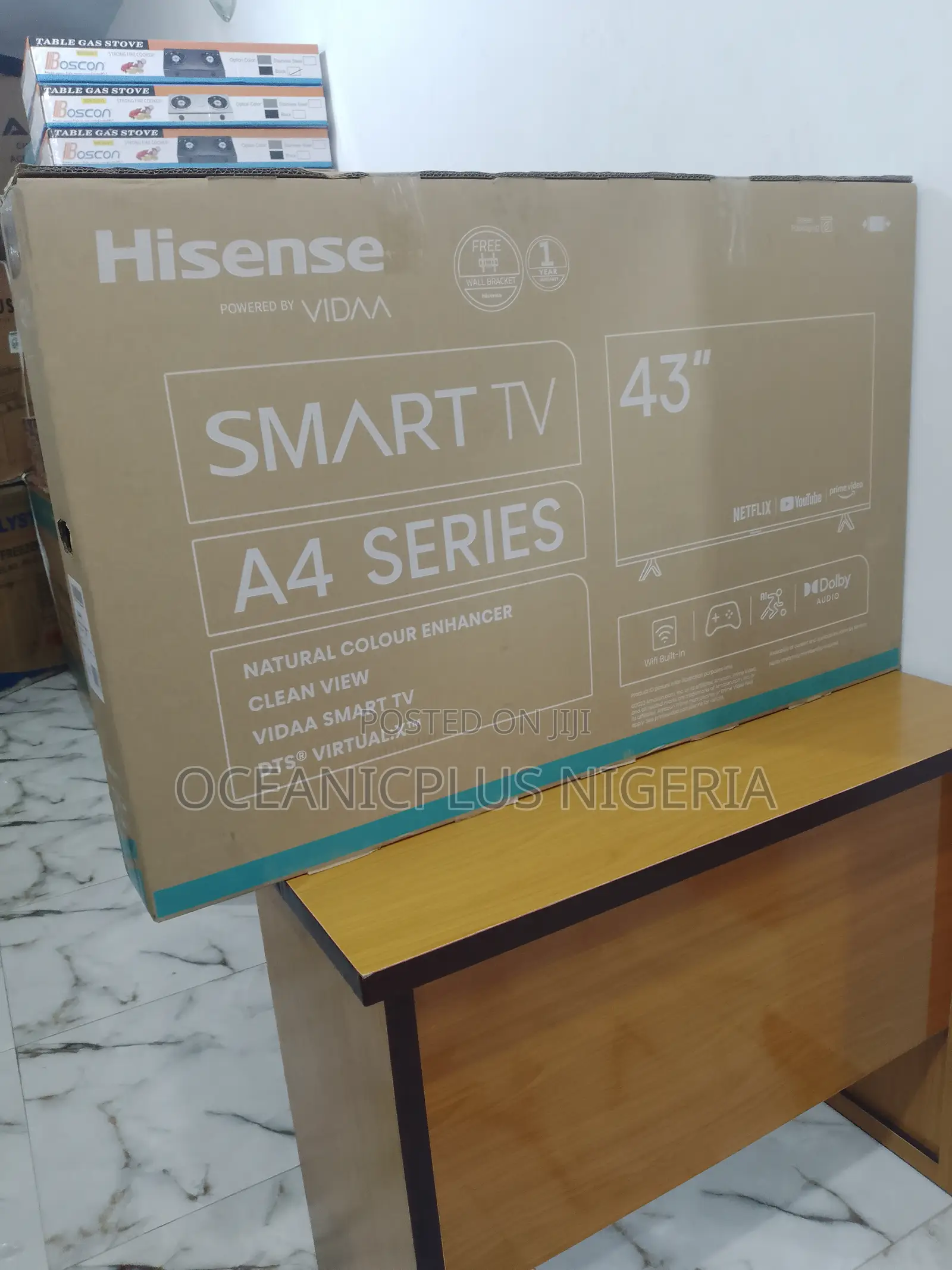Super Standard 43inches Hisense Quality Ak Smart Tv