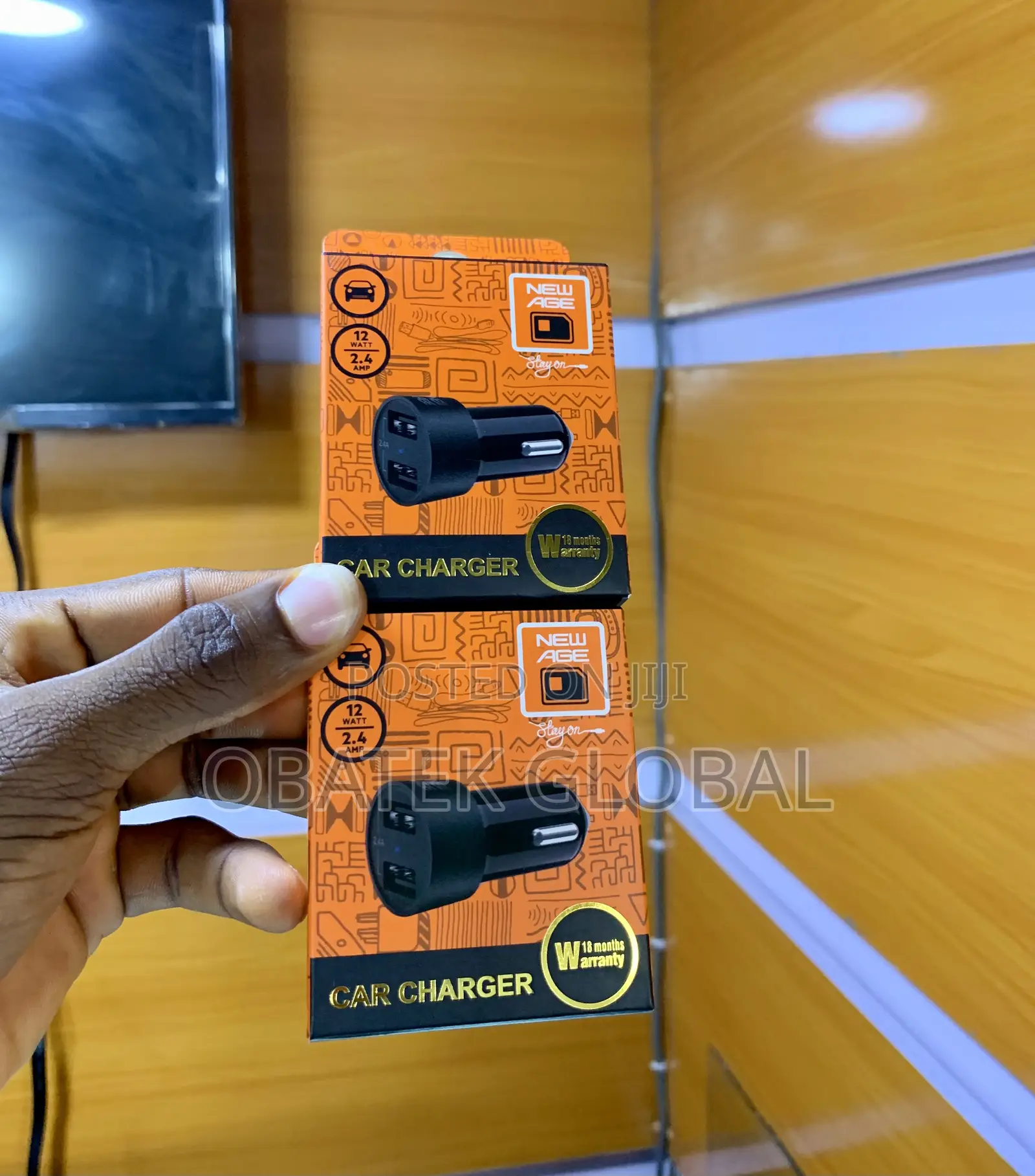New Age 12 Watts Car Charger