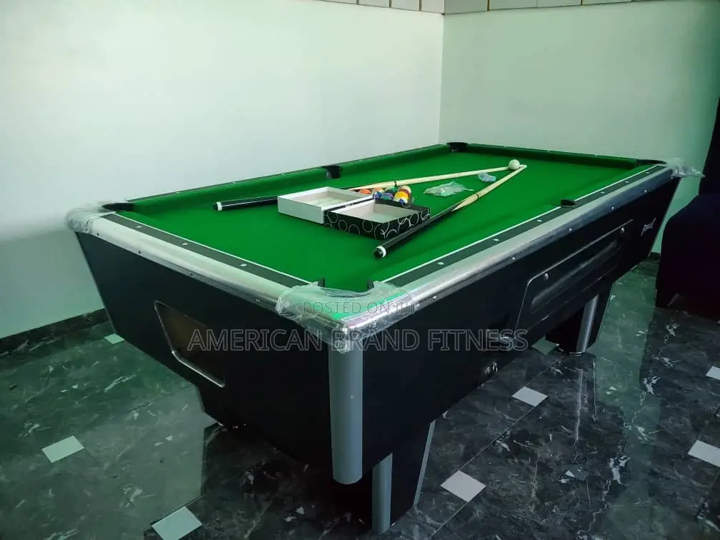 8/7feet British Marble Top Coin Operated Snooker With Access