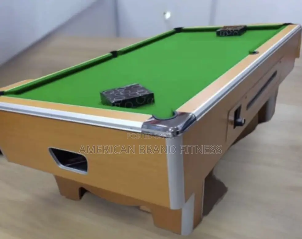 8/7feet British Marble Top Coin Operated Snooker With Access