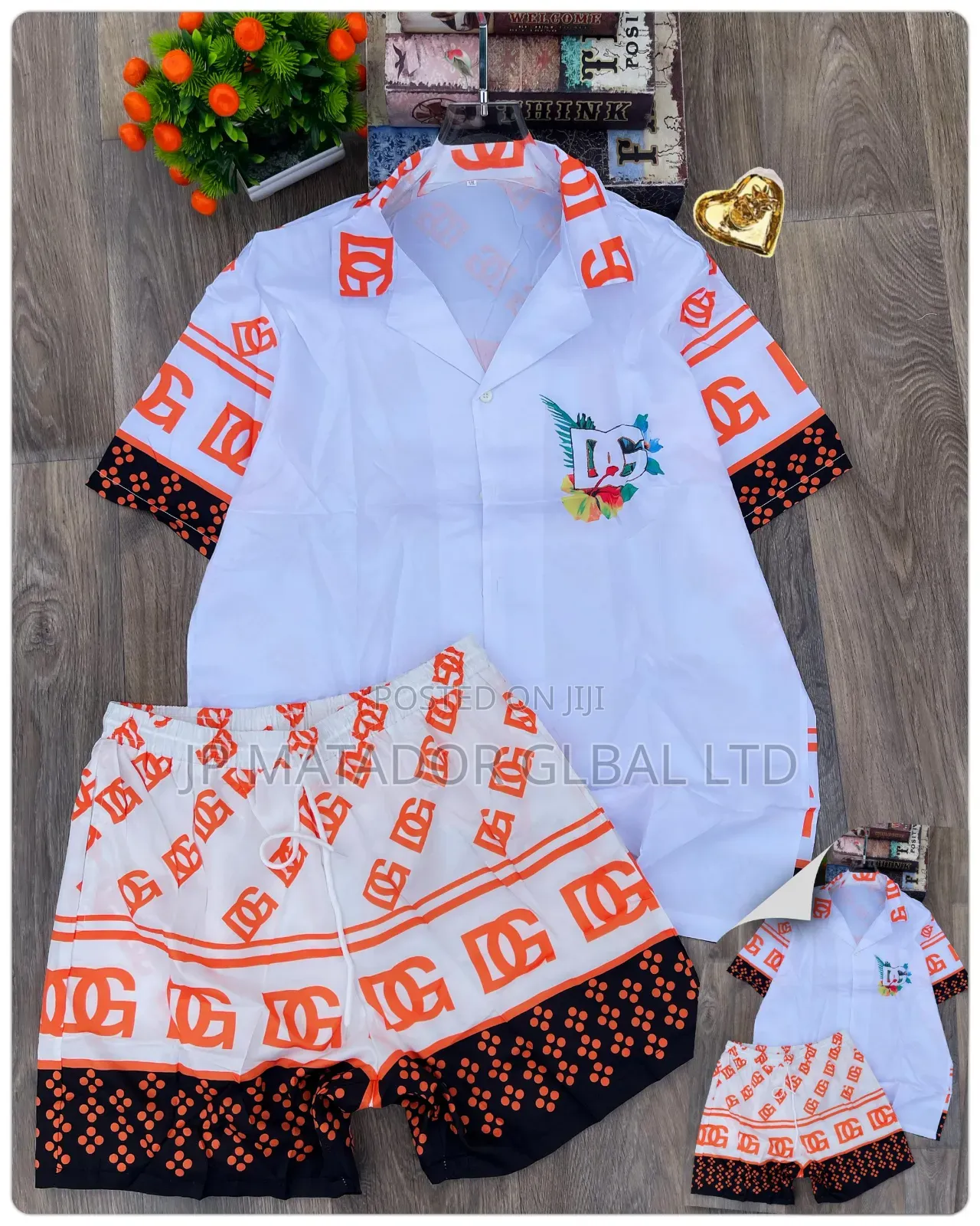 Executive! Men's Wear Vintage Up and Down Shirt and Short