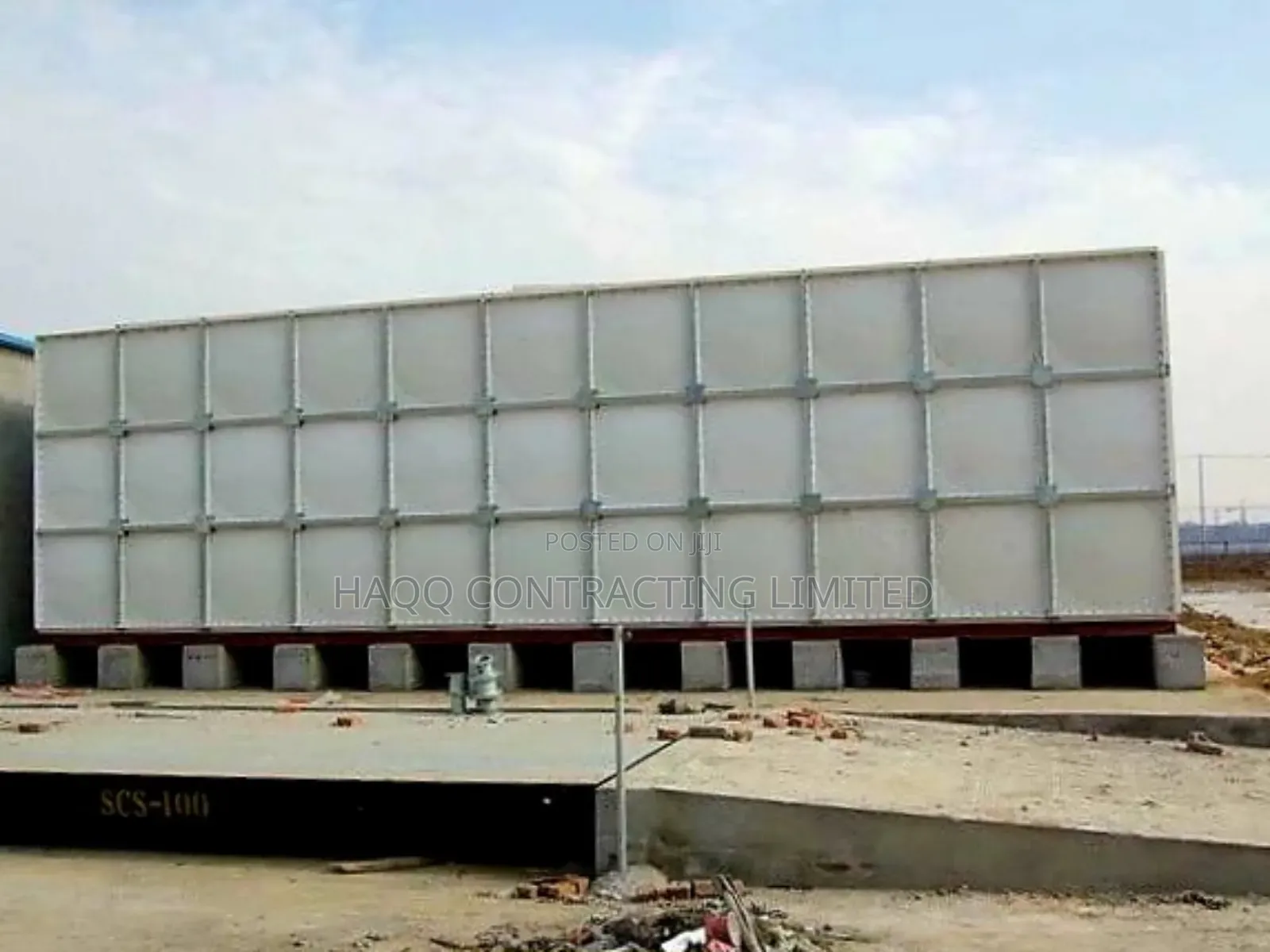 120,000 Water Tank Construction, FRP,GRP,SMC Panels Expert