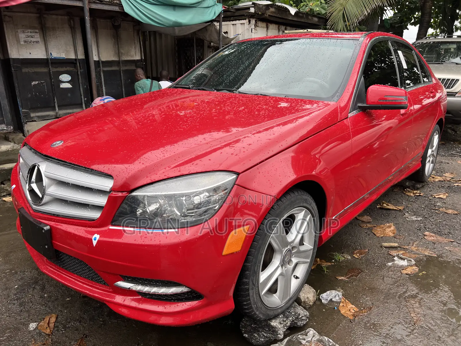 Mercedes-Benz C300 2011 Red