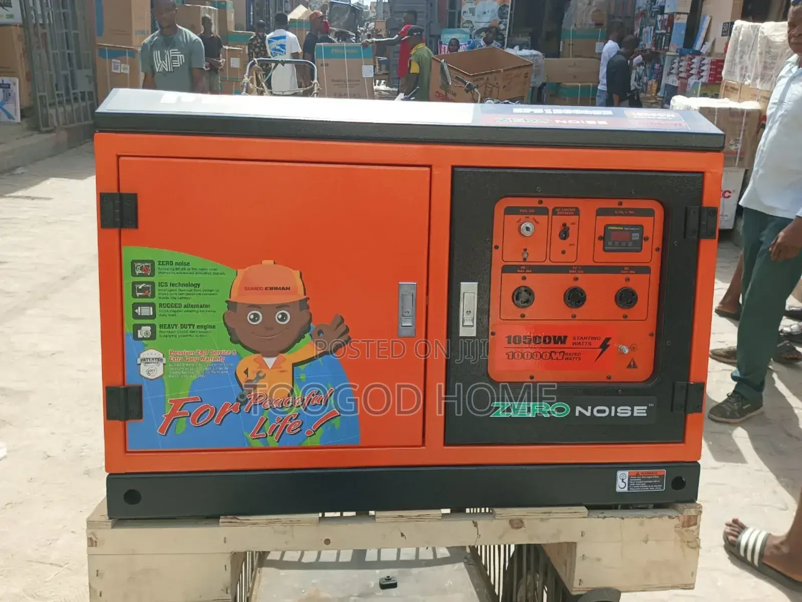 10kva Fireman Sound Proof Generator