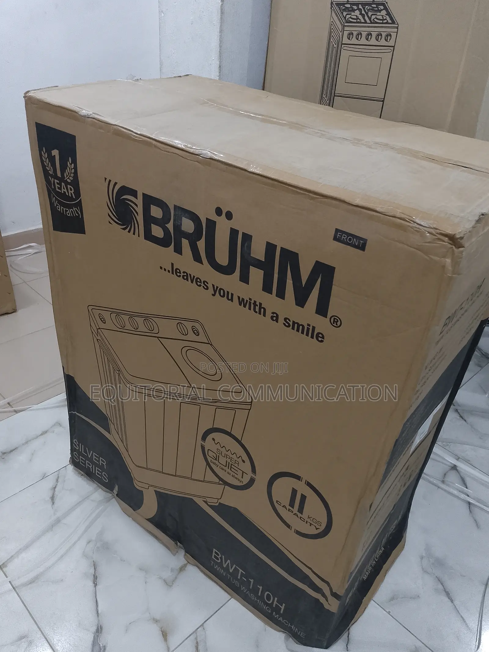Bruhm Twin Tub Semi Automatic Washing Machine 11kg