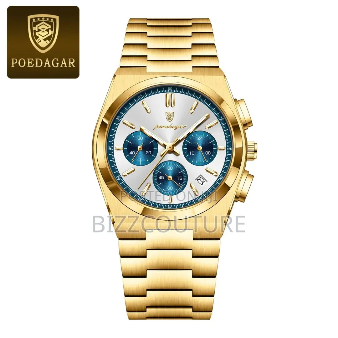 Original Poedagar Quartz Gold Chain Watch Is Available