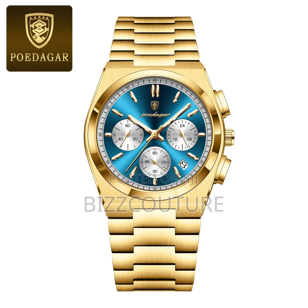 Original Poedagar Quartz Gold Chain Watch Is Available