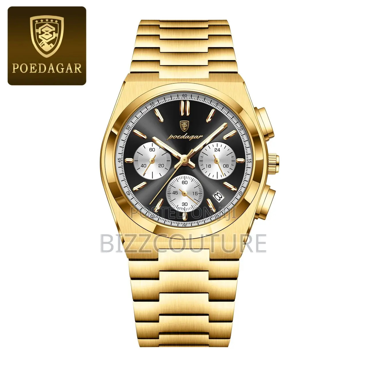 Original Poedagar Quartz Gold Chain Watch Is Available