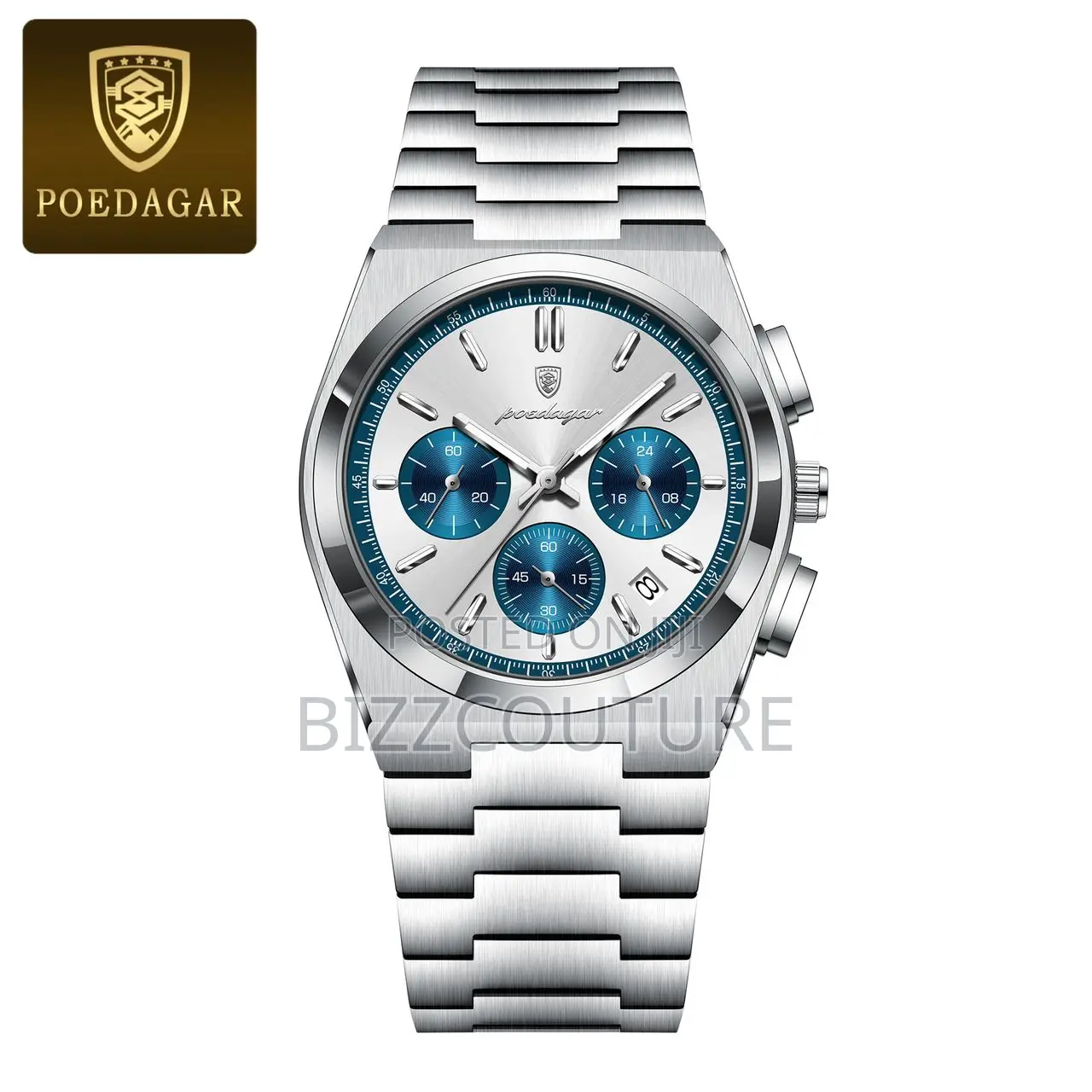 Original Poedagar Quartz Silver Chain Watch Is Available