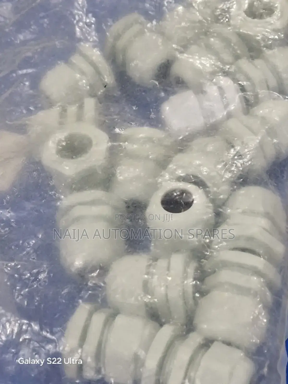 White PG16 PVC Cable Gland, IP 65 (Lot of 5pcs)
